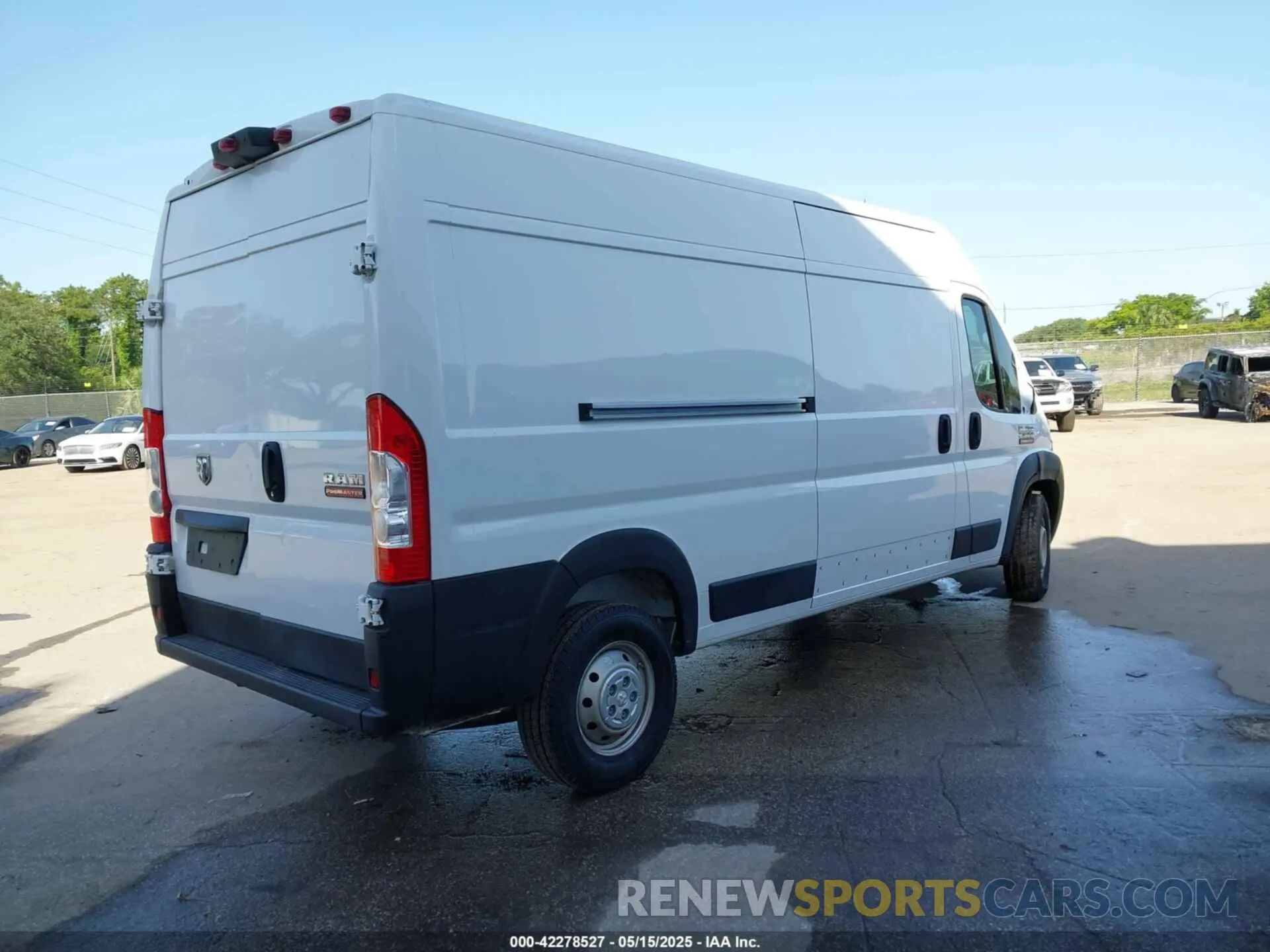 4 Фотография поврежденного автомобиля 3C6LRVDG4ME508578 RAM PROMASTER 2500 2021