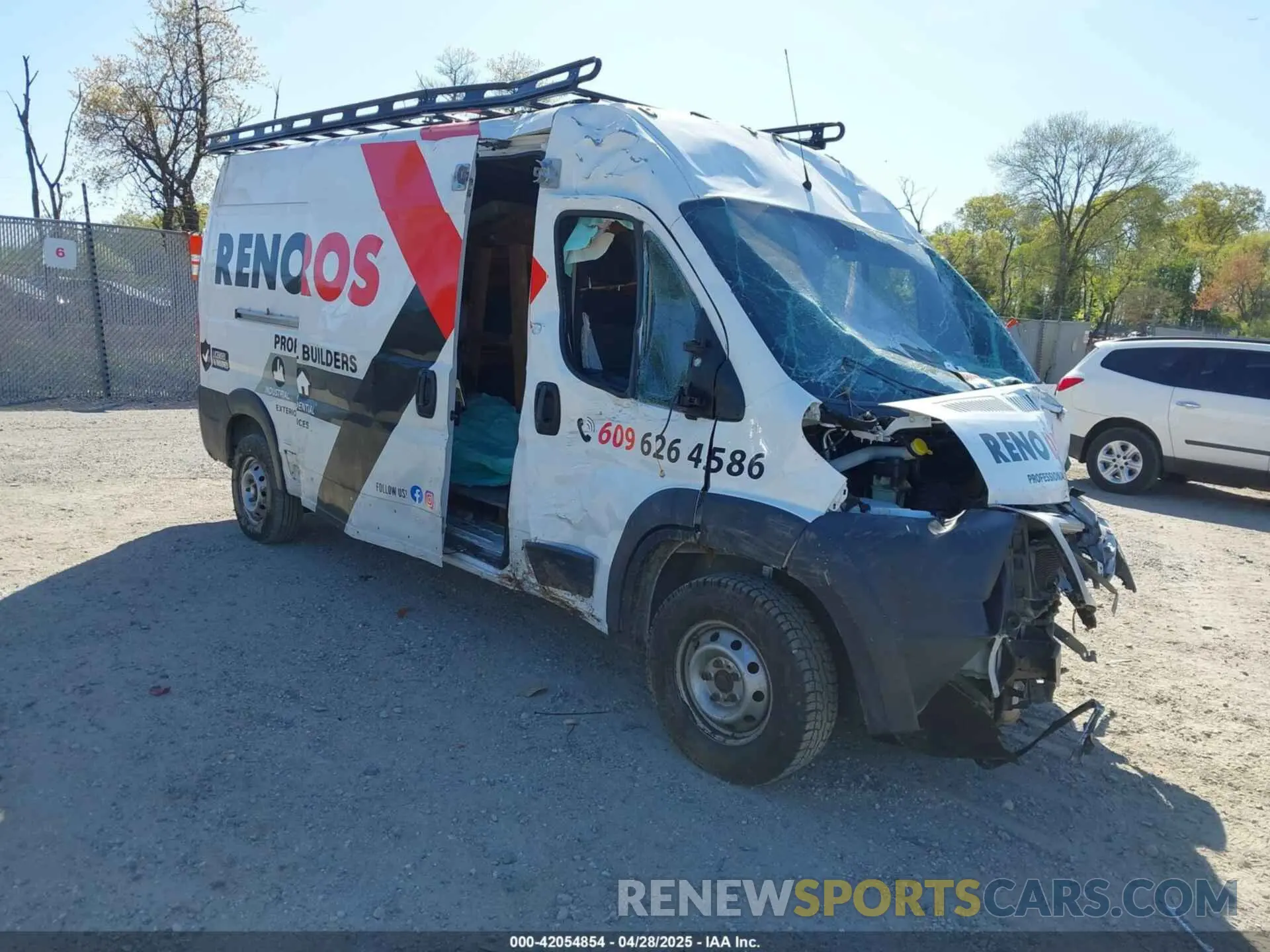 1 Фотография поврежденного автомобиля 3C6LRVDG4ME510878 RAM PROMASTER 2500 2021
