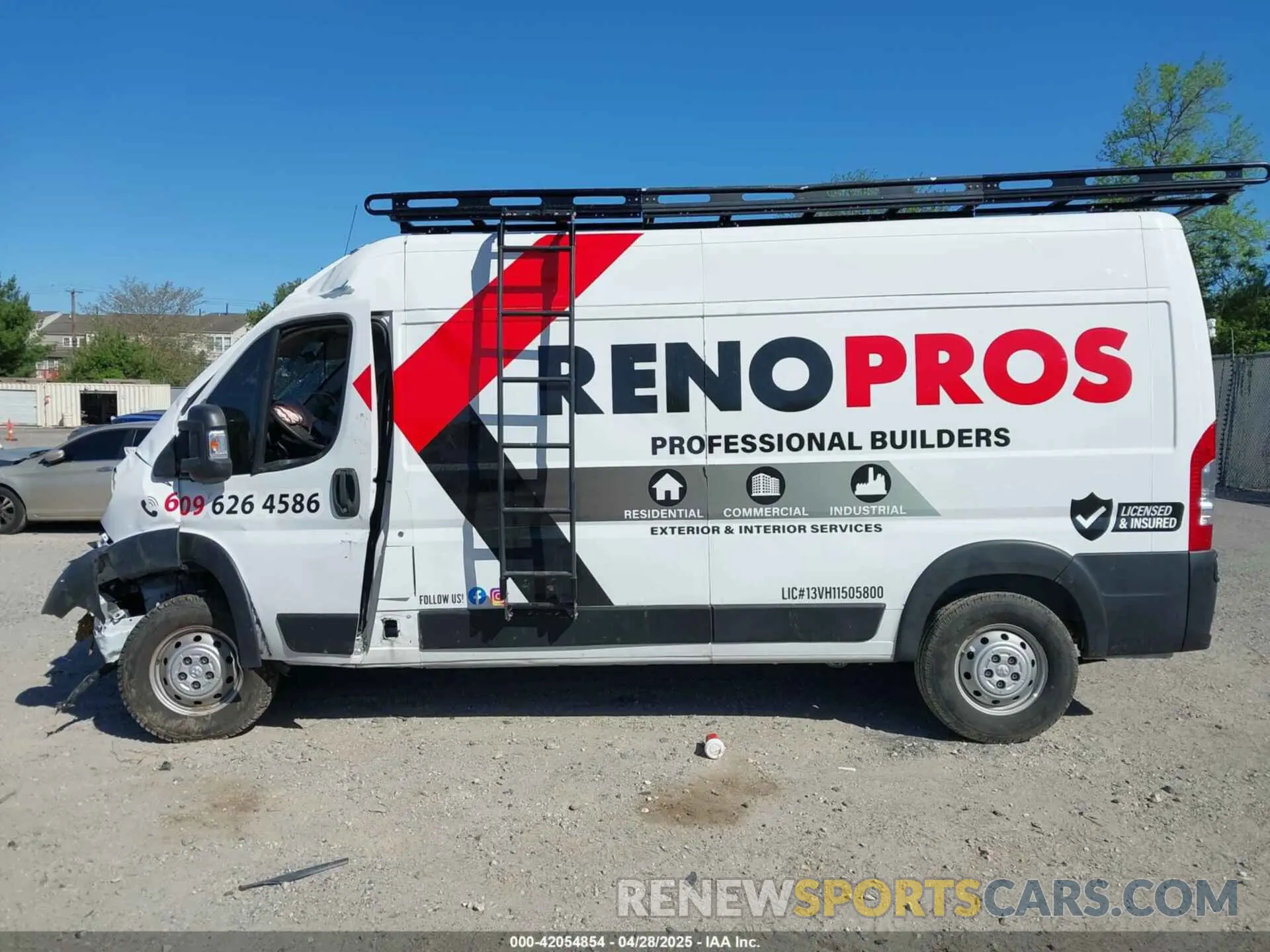 14 Фотография поврежденного автомобиля 3C6LRVDG4ME510878 RAM PROMASTER 2500 2021