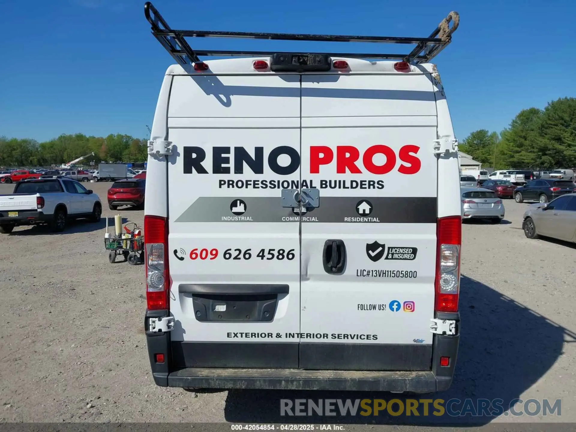 16 Фотография поврежденного автомобиля 3C6LRVDG4ME510878 RAM PROMASTER 2500 2021