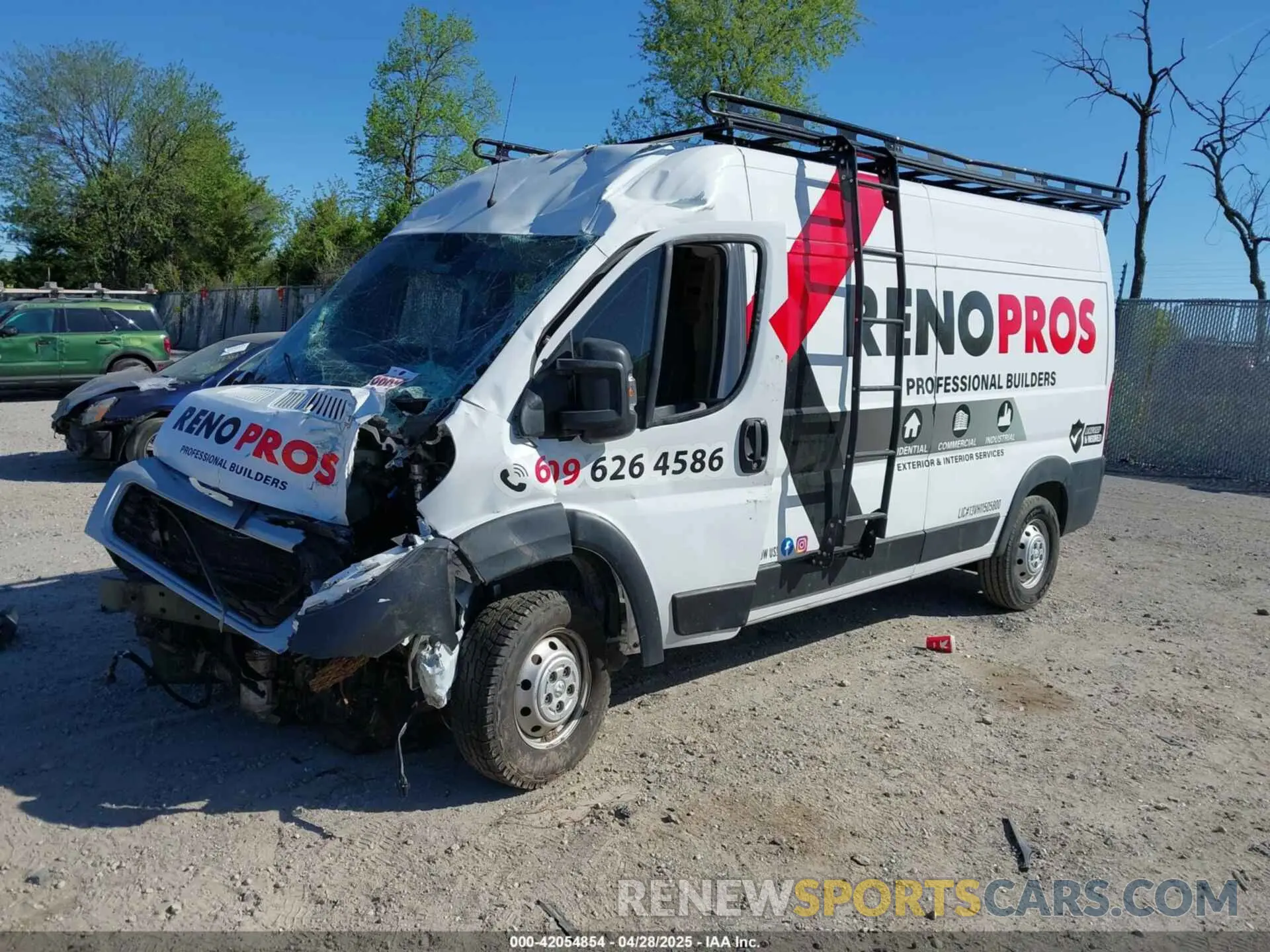2 Фотография поврежденного автомобиля 3C6LRVDG4ME510878 RAM PROMASTER 2500 2021
