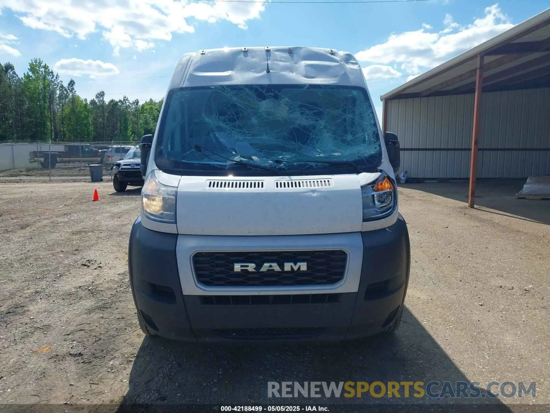 12 Фотография поврежденного автомобиля 3C6LRVDG4ME528135 RAM PROMASTER 2500 2021