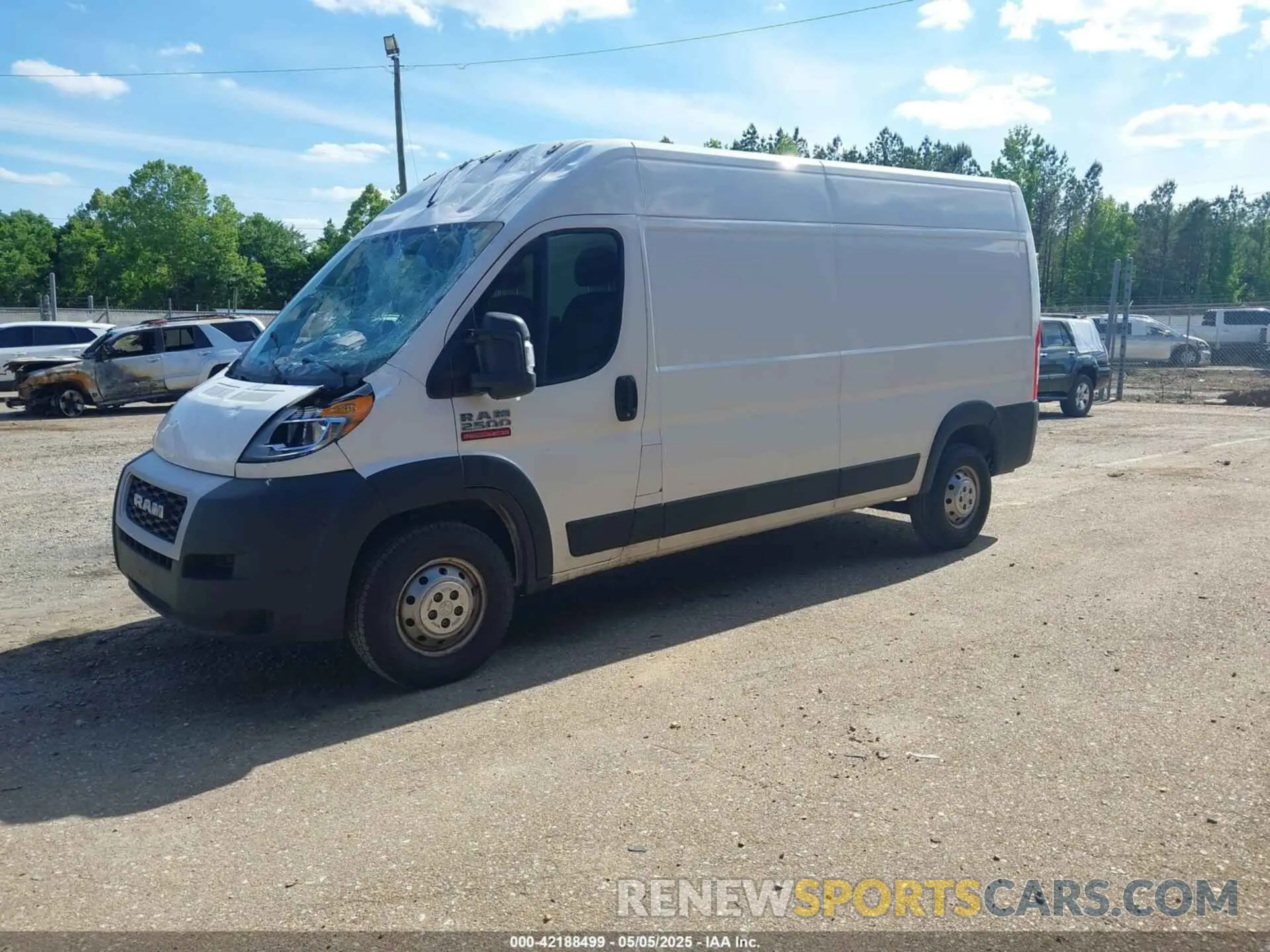 2 Фотография поврежденного автомобиля 3C6LRVDG4ME528135 RAM PROMASTER 2500 2021
