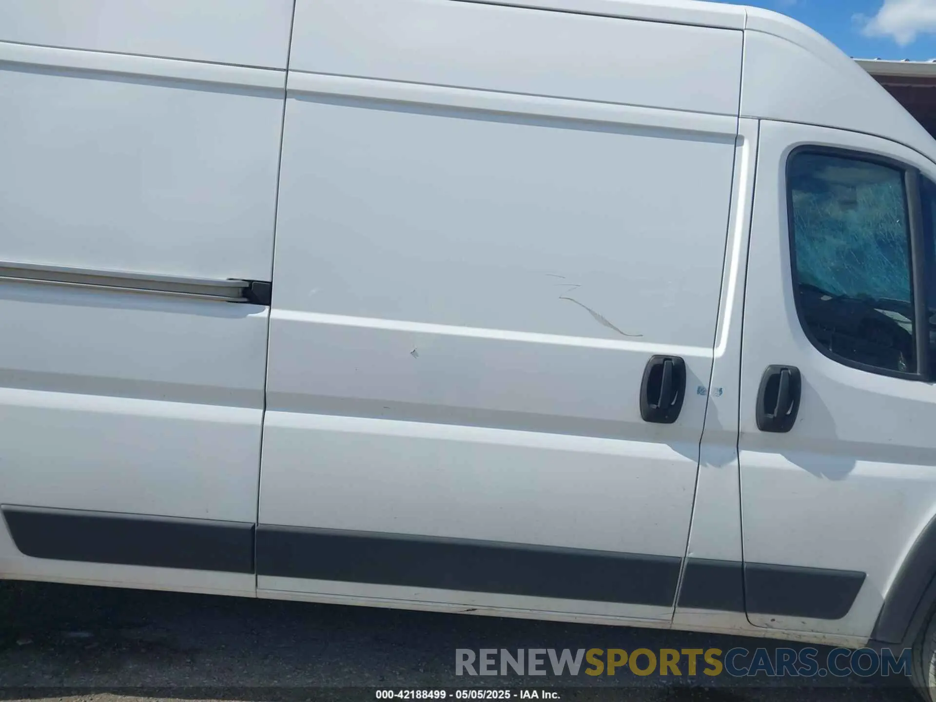 8 Фотография поврежденного автомобиля 3C6LRVDG4ME528135 RAM PROMASTER 2500 2021
