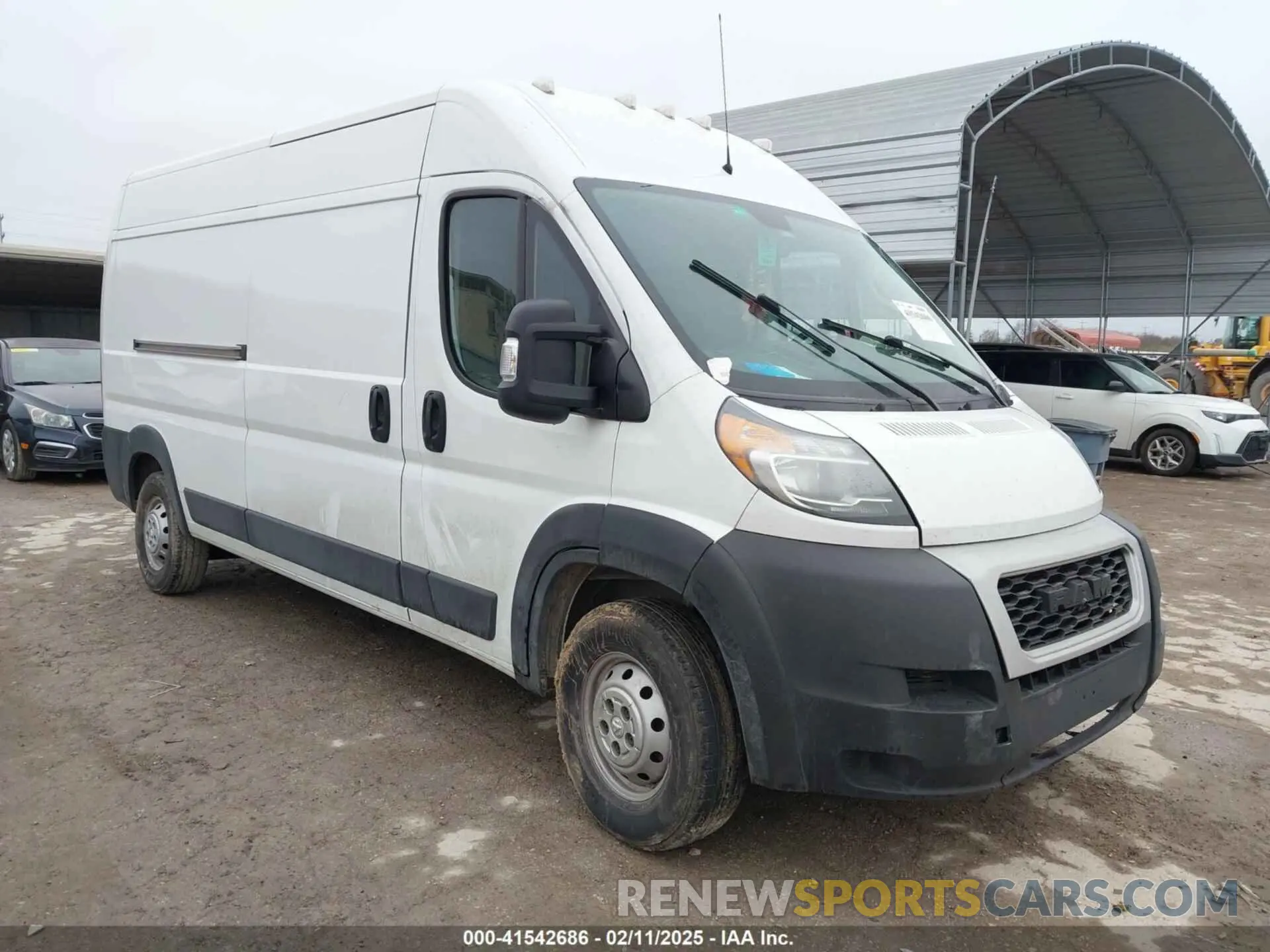 1 Photograph of a damaged car 3C6LRVDG8ME522726 RAM PROMASTER 2500 2021