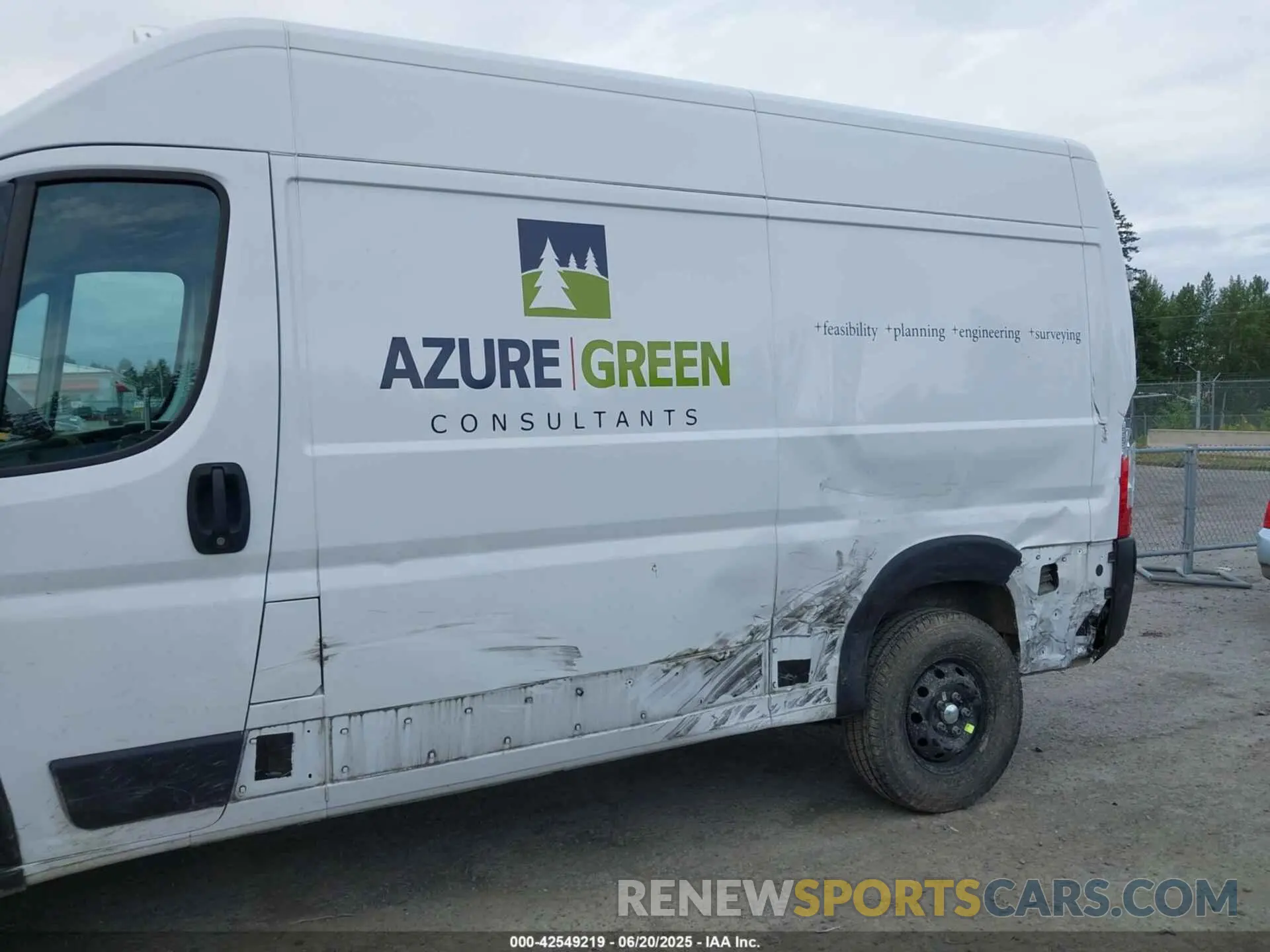 6 Photograph of a damaged car 3C6LRVCG5NE120147 RAM PROMASTER 2500 2022