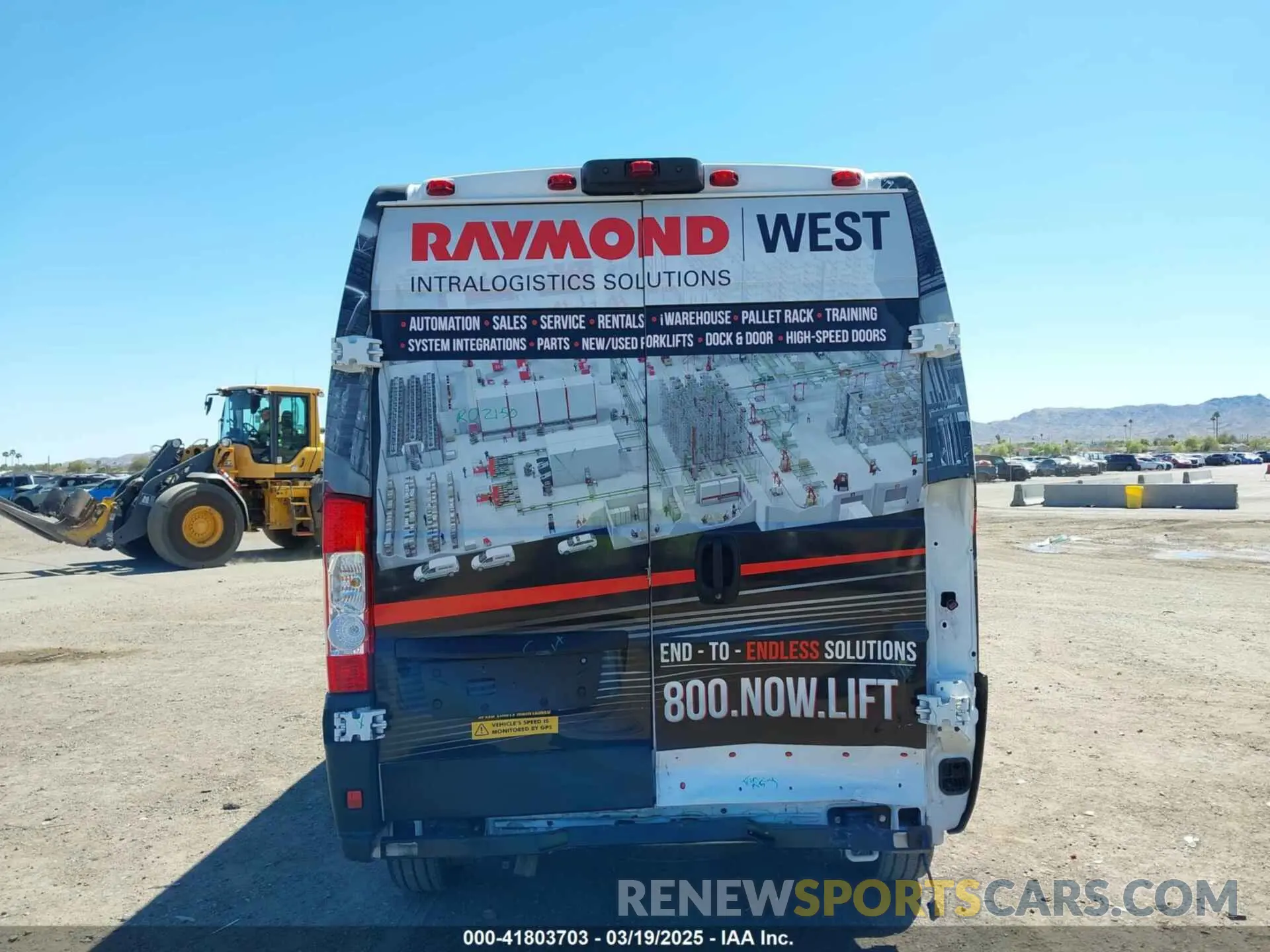 6 Photograph of a damaged car 3C6LRVDG0NE134732 RAM PROMASTER 2500 2022