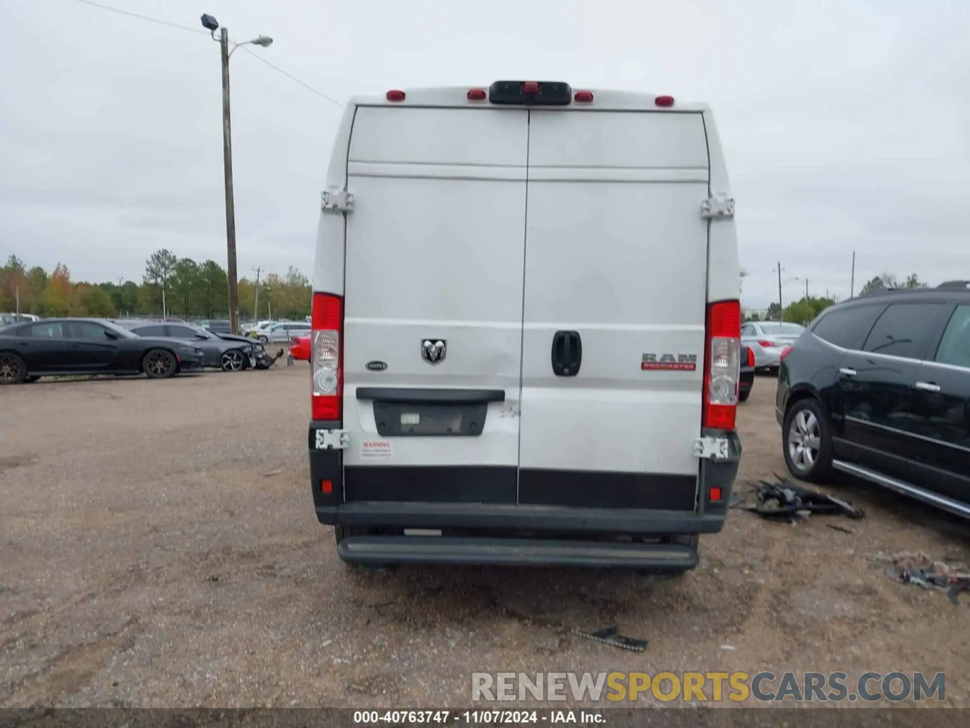 15 Фотография поврежденного автомобиля 3C6LRVDG3NE110280 RAM PROMASTER 2500 2022