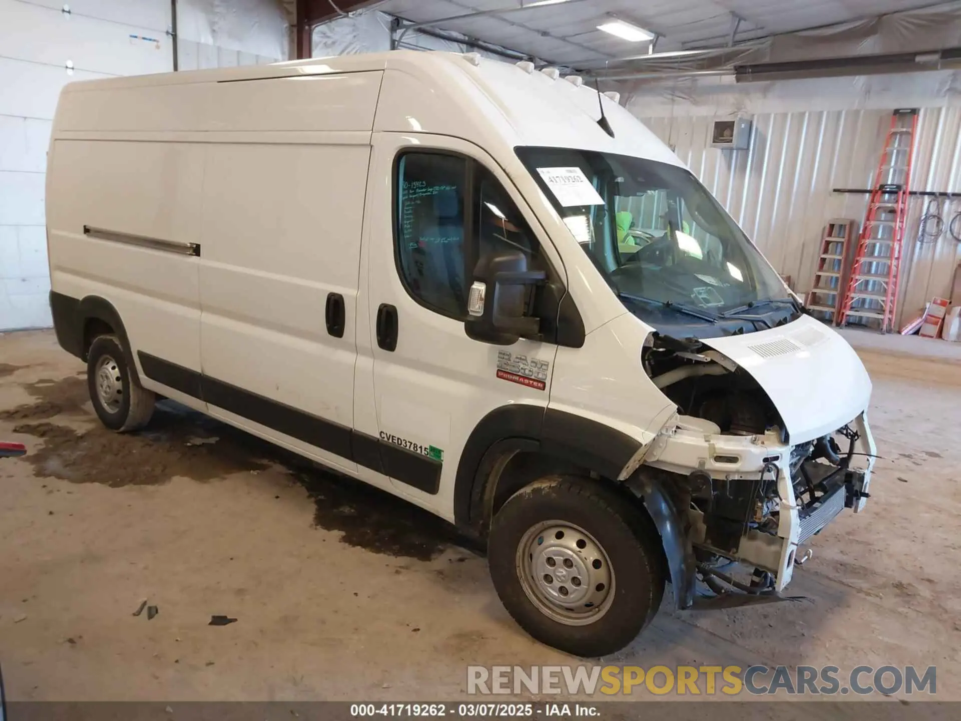 1 Фотография поврежденного автомобиля 3C6LRVDG8NE123381 RAM PROMASTER 2500 2022