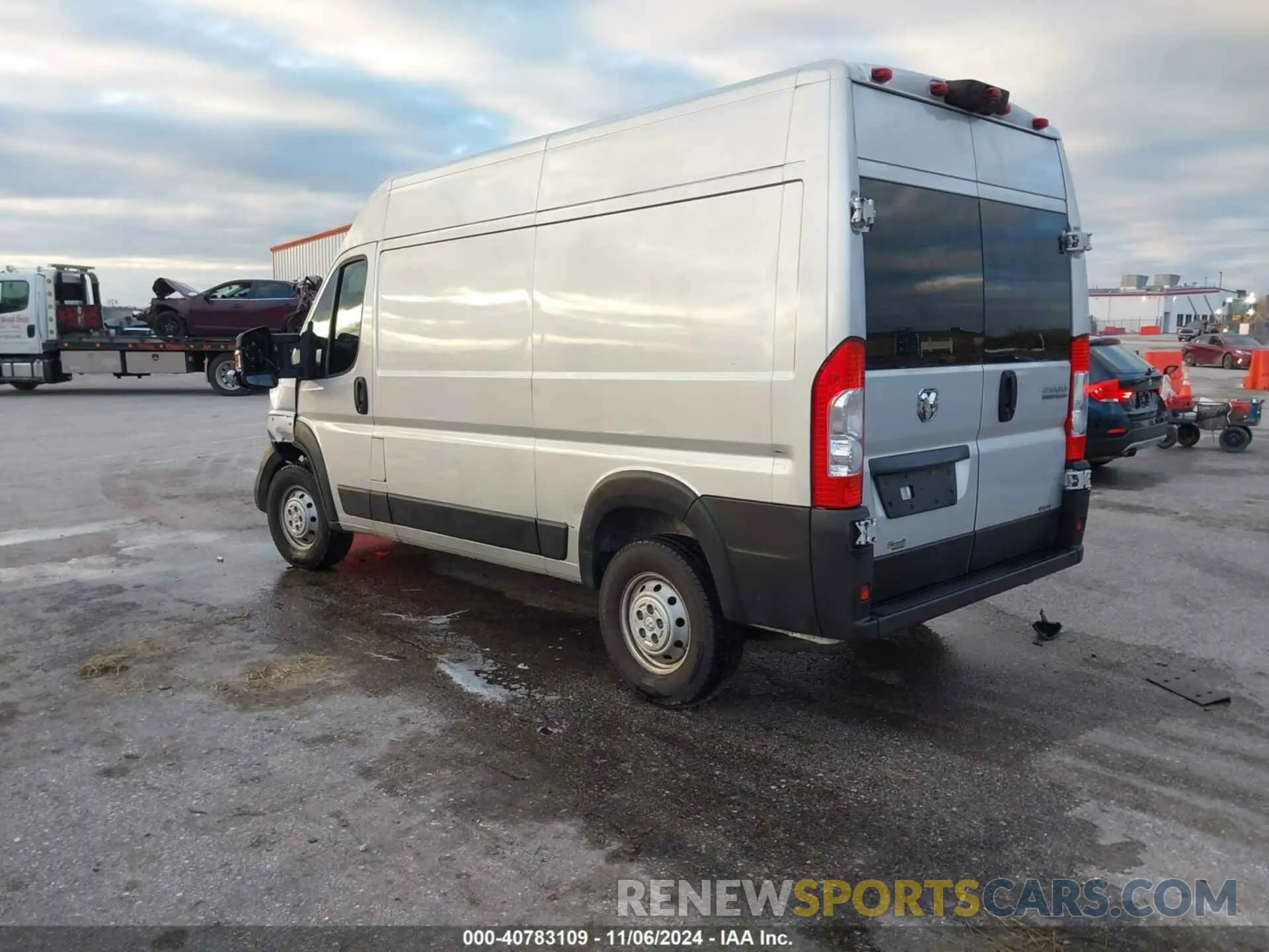 3 Фотография поврежденного автомобиля 3C6LRVCG1PE522959 RAM PROMASTER 2500 2023