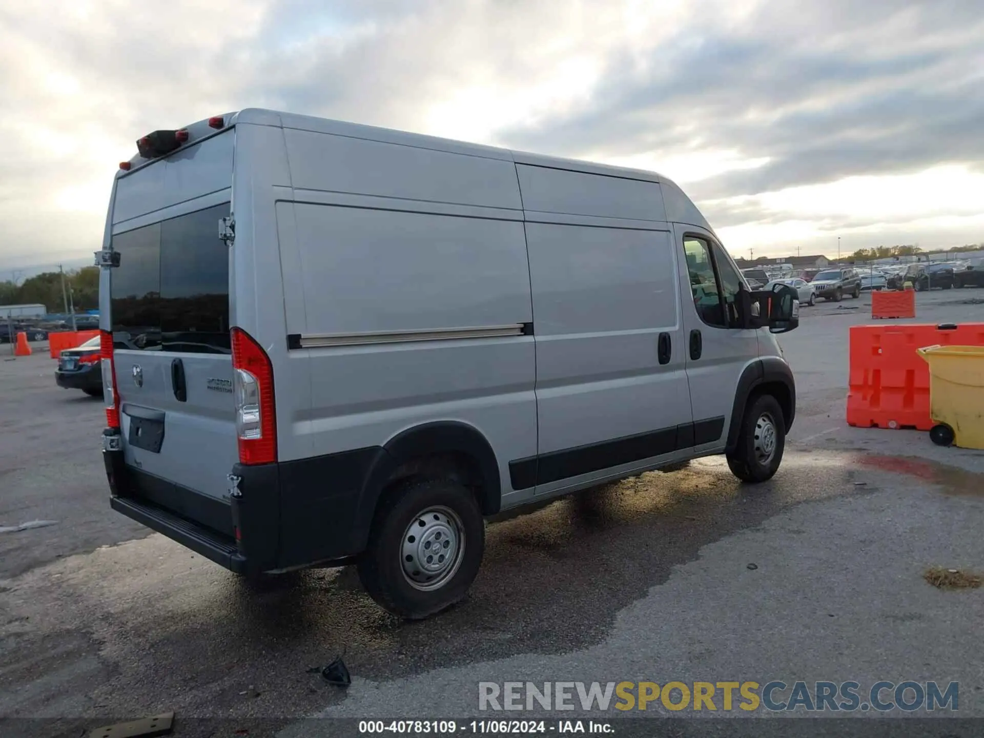 4 Фотография поврежденного автомобиля 3C6LRVCG1PE522959 RAM PROMASTER 2500 2023