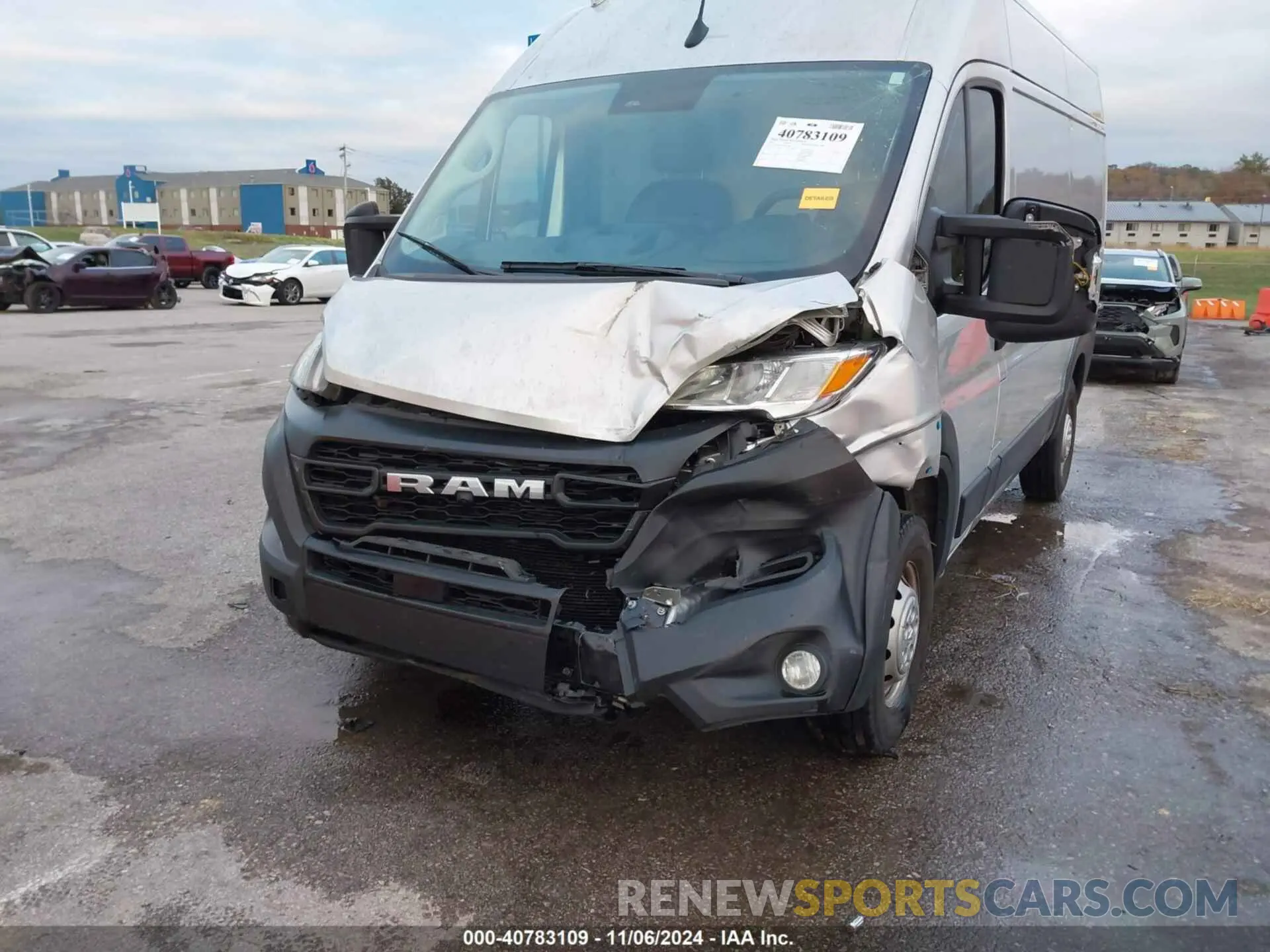 6 Фотография поврежденного автомобиля 3C6LRVCG1PE522959 RAM PROMASTER 2500 2023