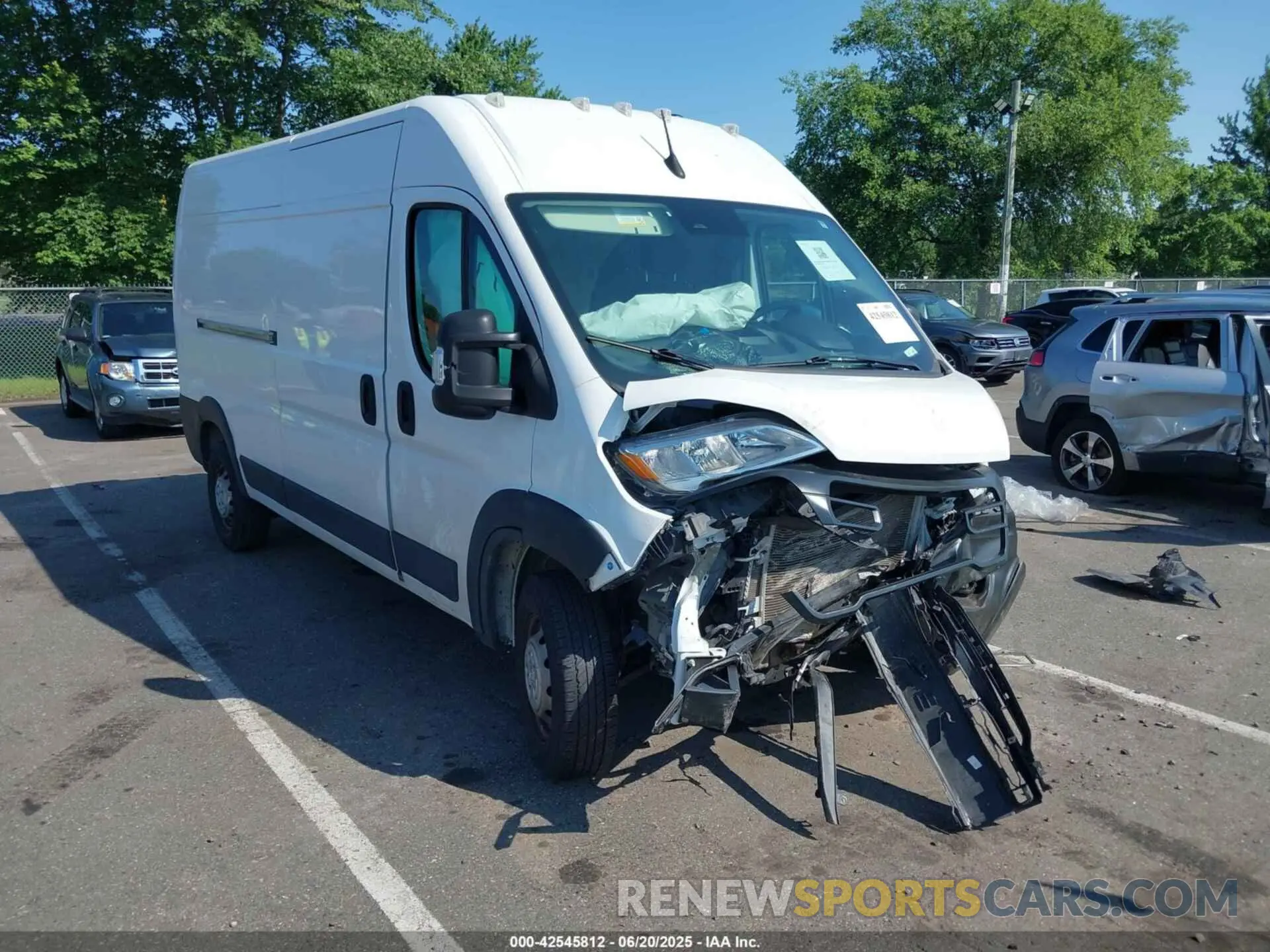 1 Фотография поврежденного автомобиля 3C6LRVDG0PE598705 RAM PROMASTER 2500 2023