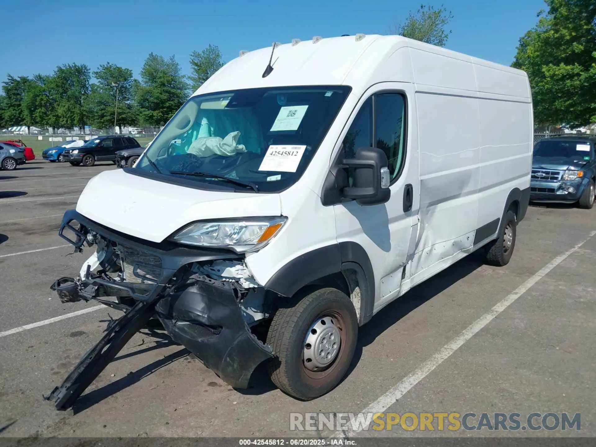 2 Фотография поврежденного автомобиля 3C6LRVDG0PE598705 RAM PROMASTER 2500 2023