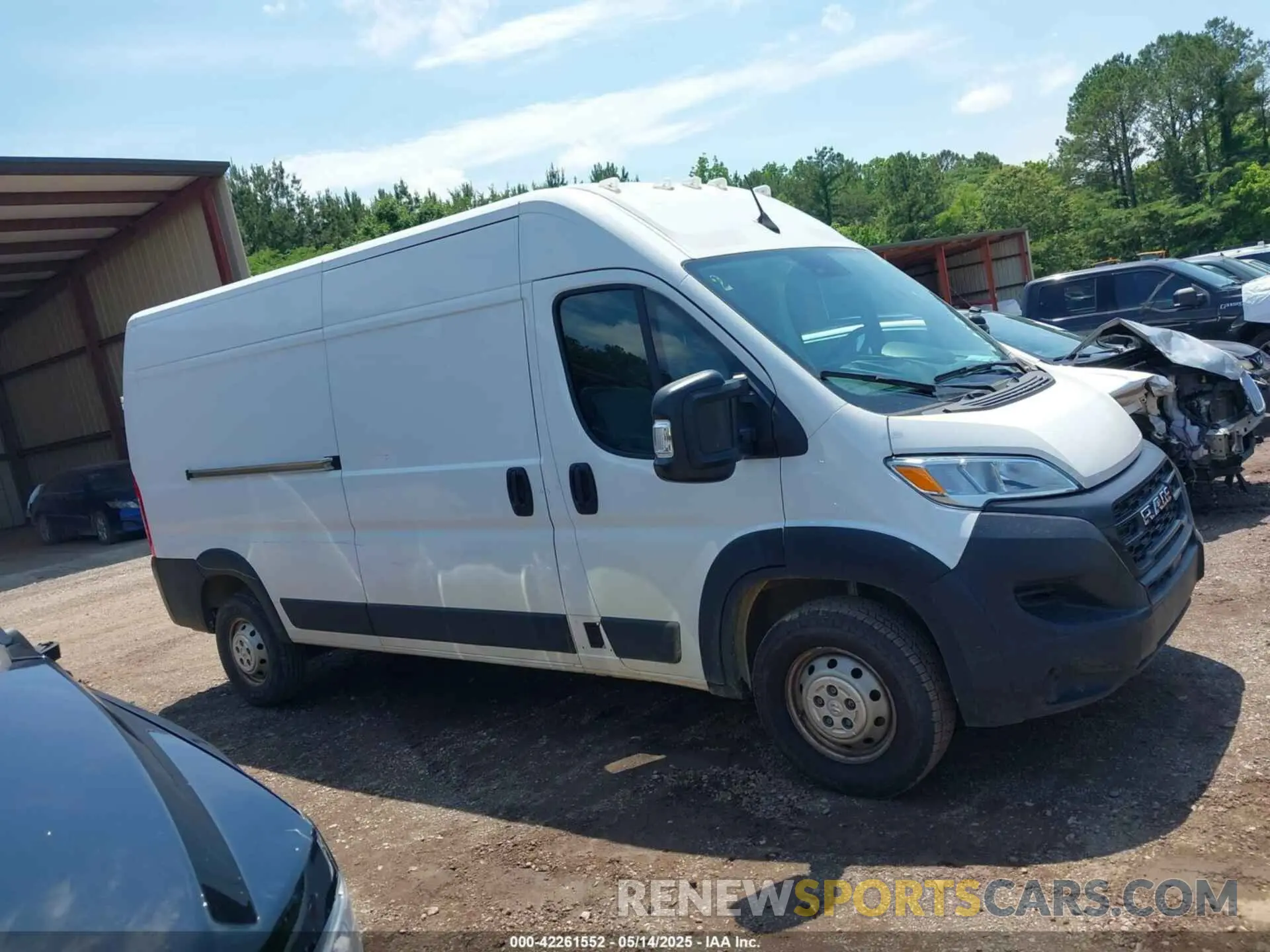 13 Photograph of a damaged car 3C6LRVDG1PE588149 RAM PROMASTER 2500 2023
