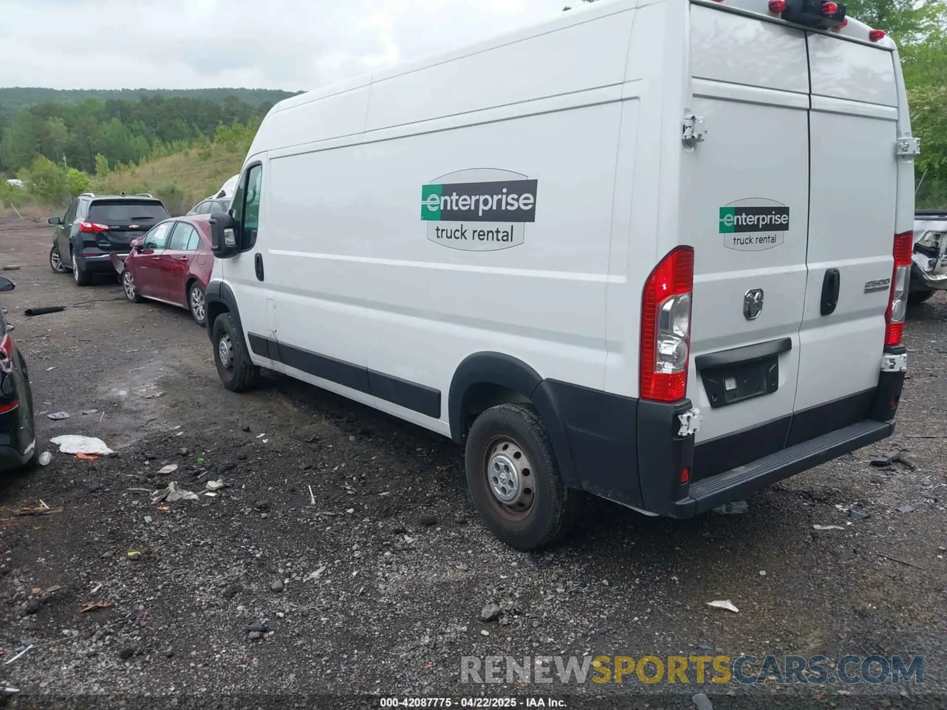 3 Photograph of a damaged car 3C6LRVDG3PE563723 RAM PROMASTER 2500 2023