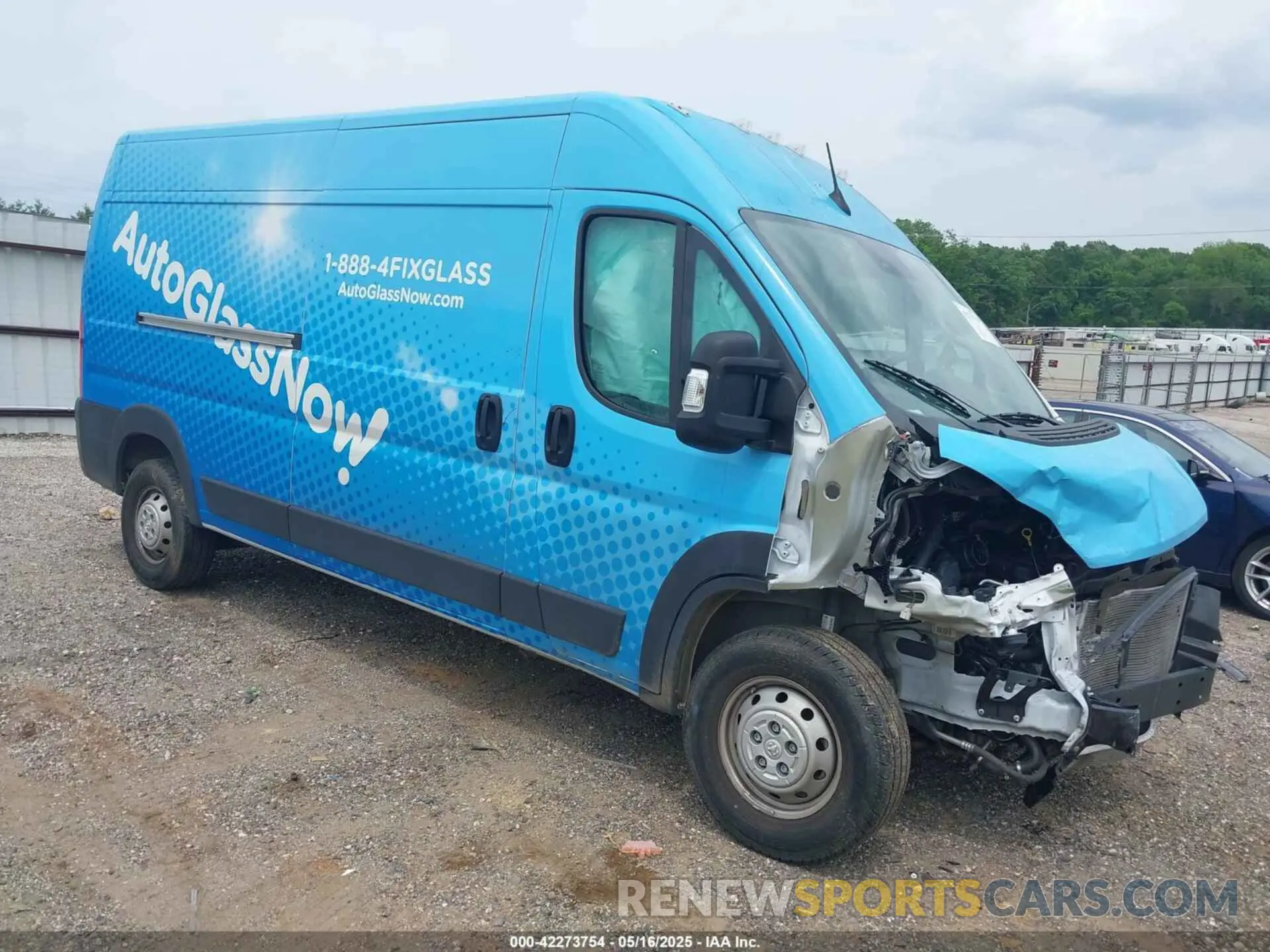 1 Photograph of a damaged car 3C6LRVDG3PE586984 RAM PROMASTER 2500 2023