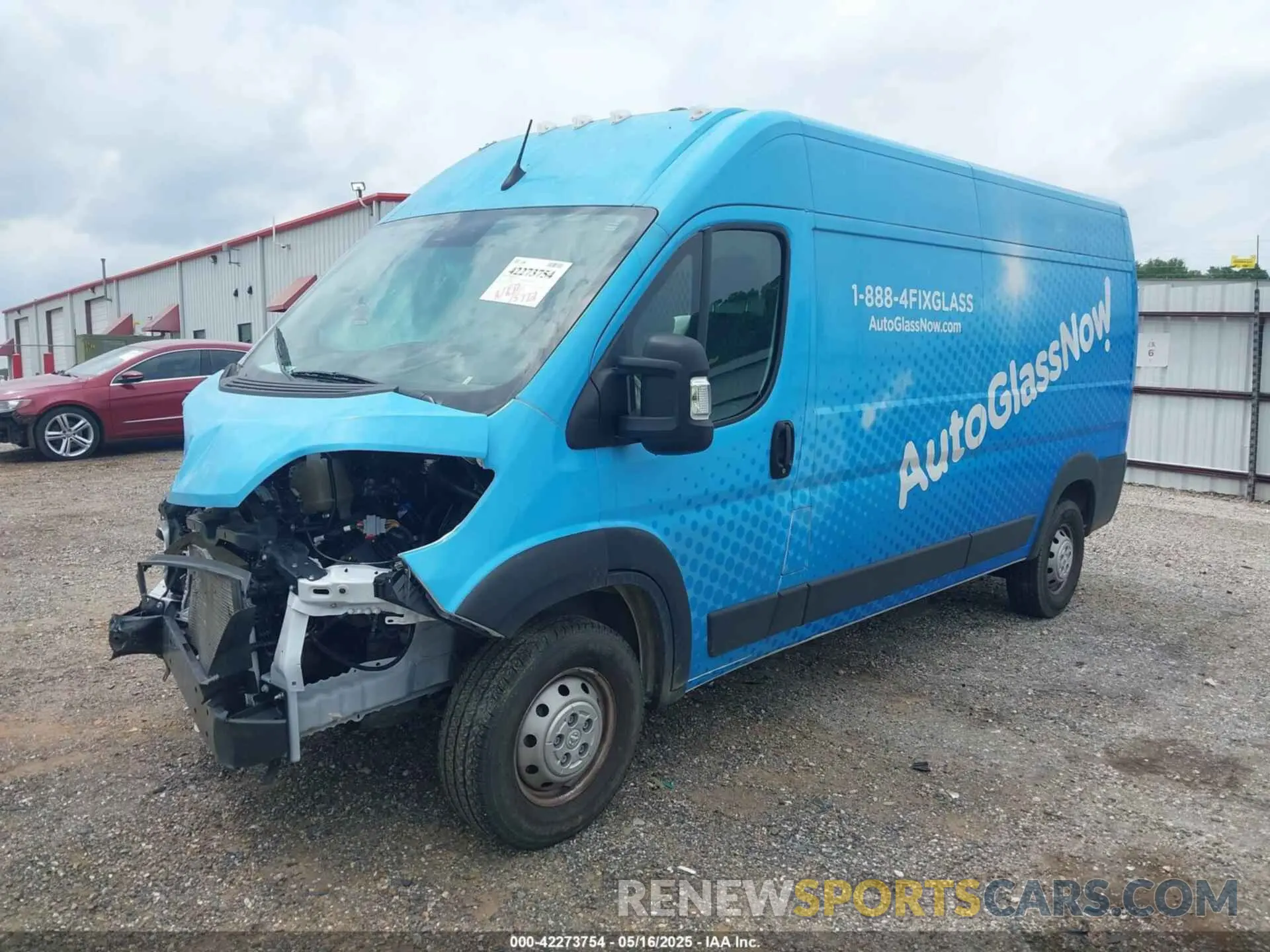 2 Photograph of a damaged car 3C6LRVDG3PE586984 RAM PROMASTER 2500 2023