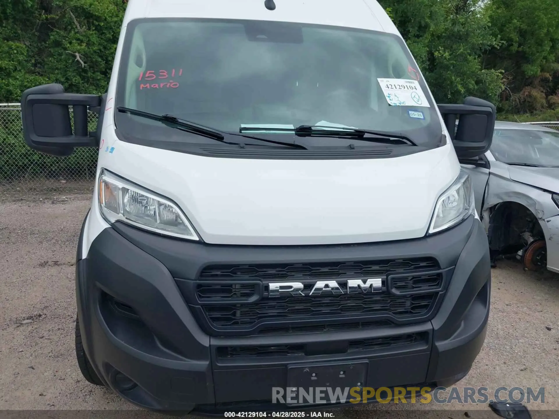 12 Фотография поврежденного автомобиля 3C6LRVDG5PE563688 RAM PROMASTER 2500 2023