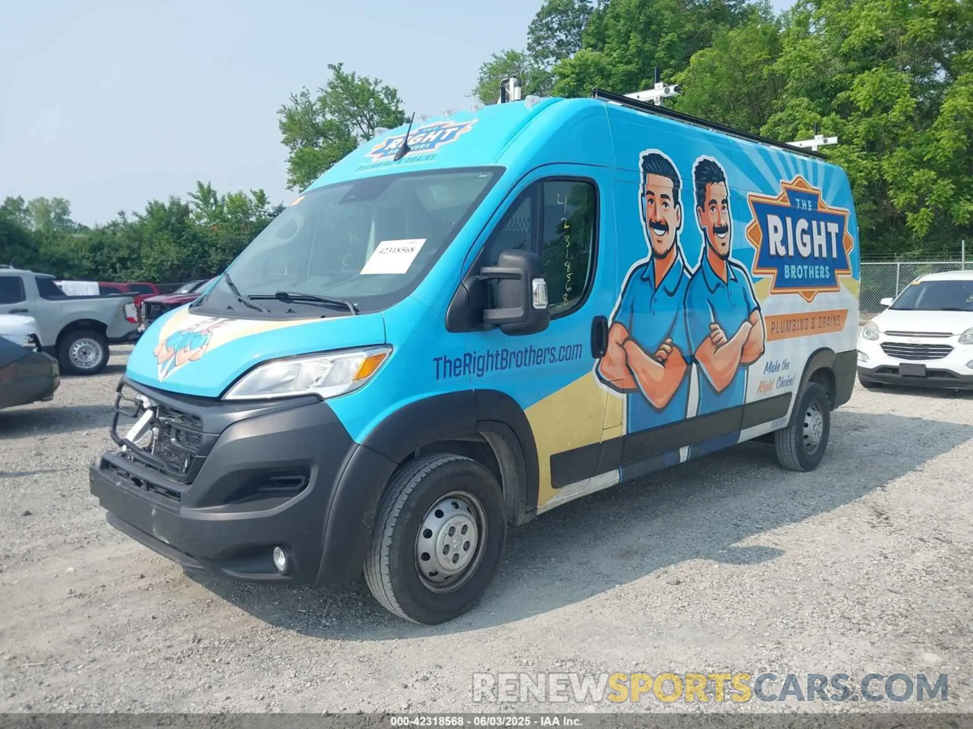 2 Фотография поврежденного автомобиля 3C6LRVDG6PE503953 RAM PROMASTER 2500 2023