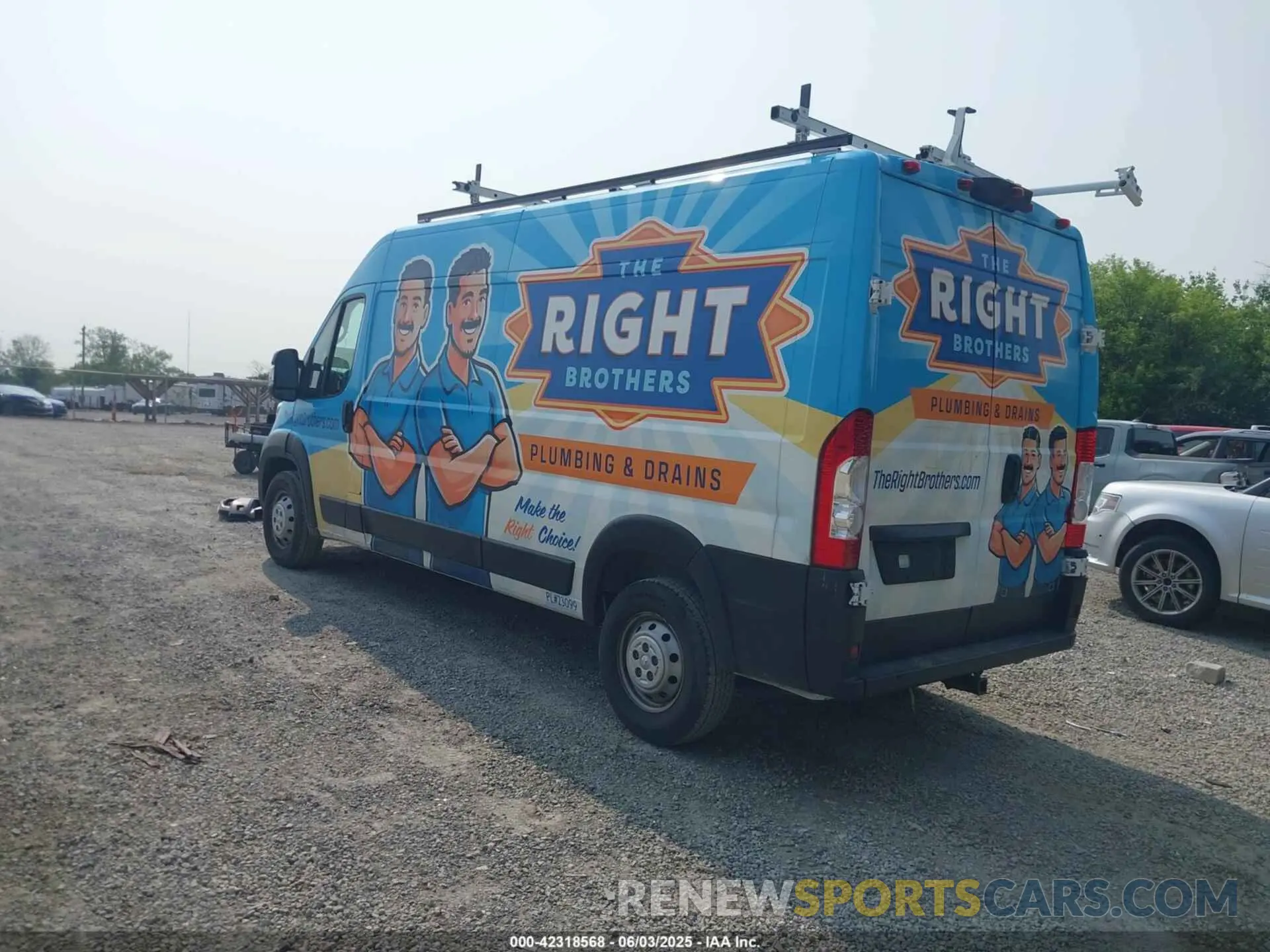 3 Фотография поврежденного автомобиля 3C6LRVDG6PE503953 RAM PROMASTER 2500 2023