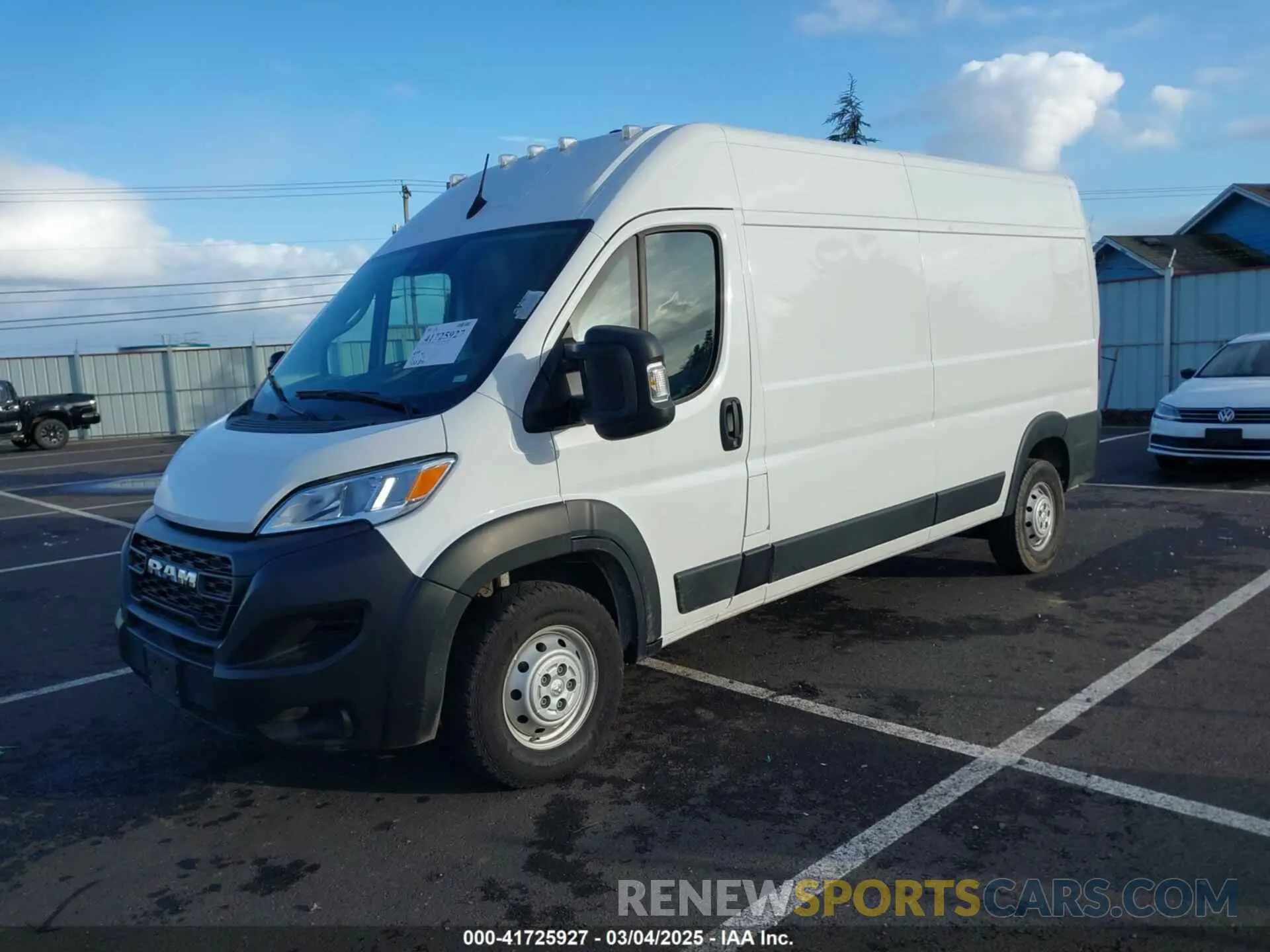2 Фотография поврежденного автомобиля 3C6LRVDG7PE577768 RAM PROMASTER 2500 2023