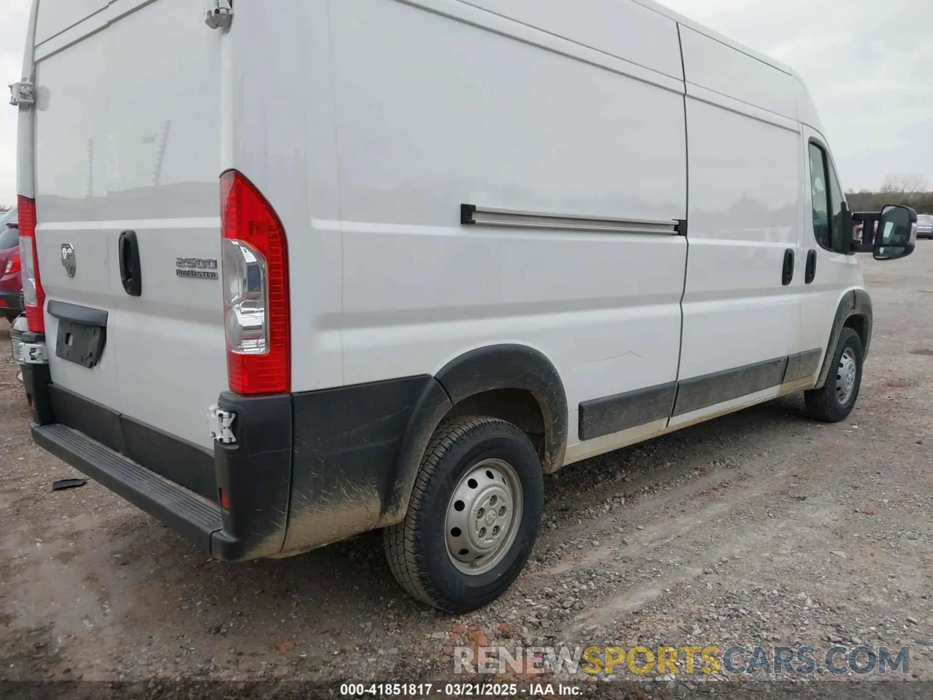 4 Фотография поврежденного автомобиля 3C6LRVDG8PE577813 RAM PROMASTER 2500 2023