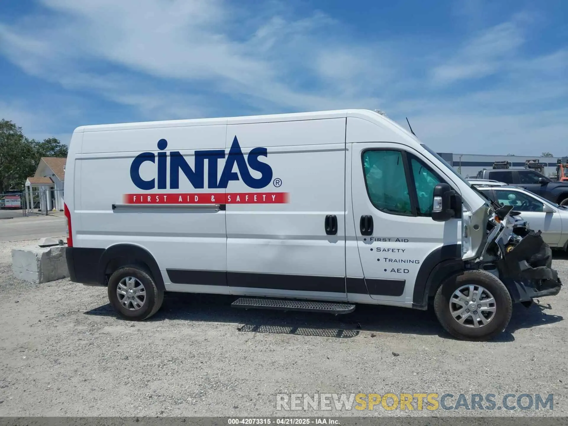 13 Photograph of a damaged car 3C6LRVDG9PE586097 RAM PROMASTER 2500 2023