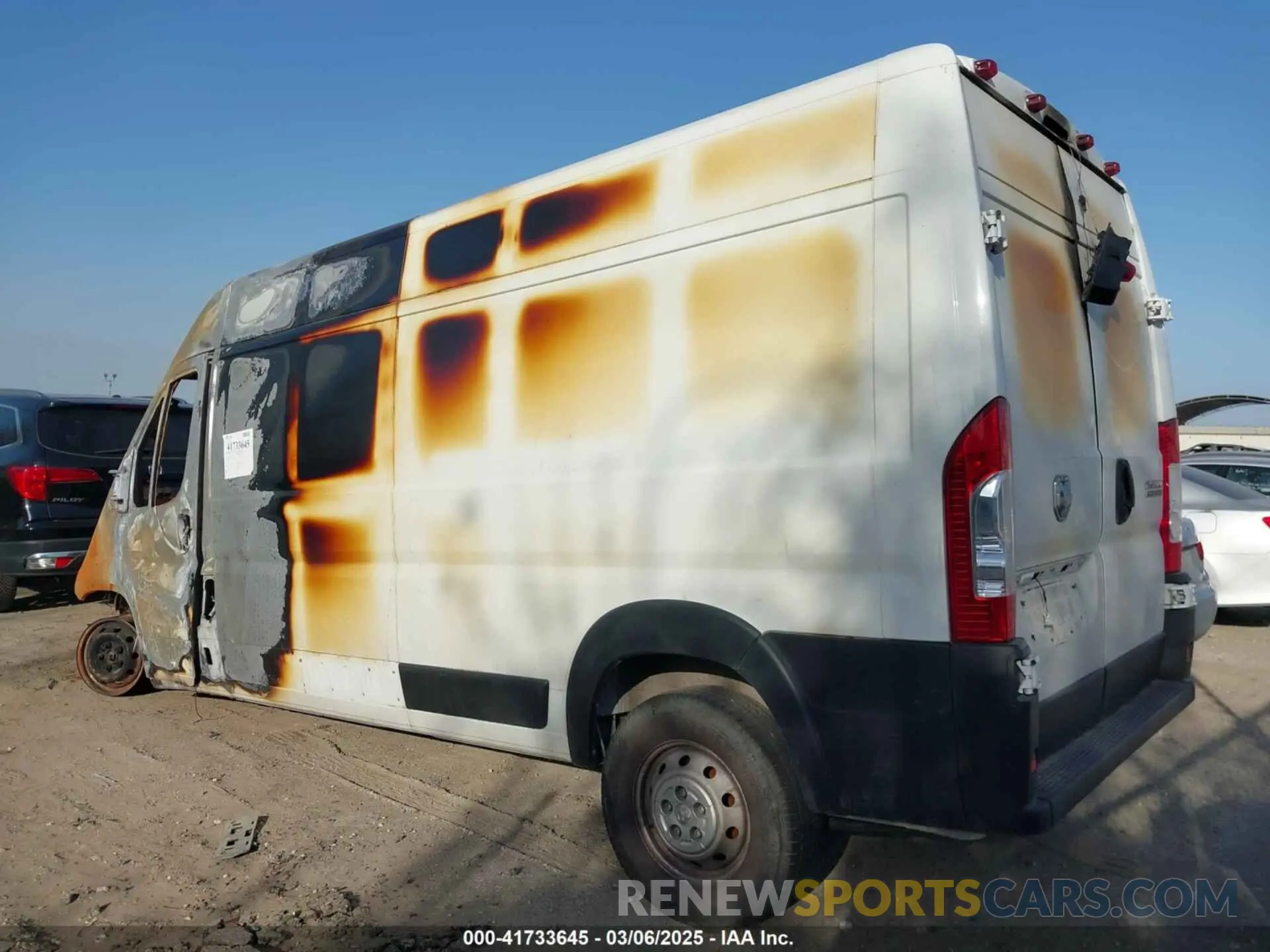 3 Фотография поврежденного автомобиля 3C6LRVDGXPE528435 RAM PROMASTER 2500 2023