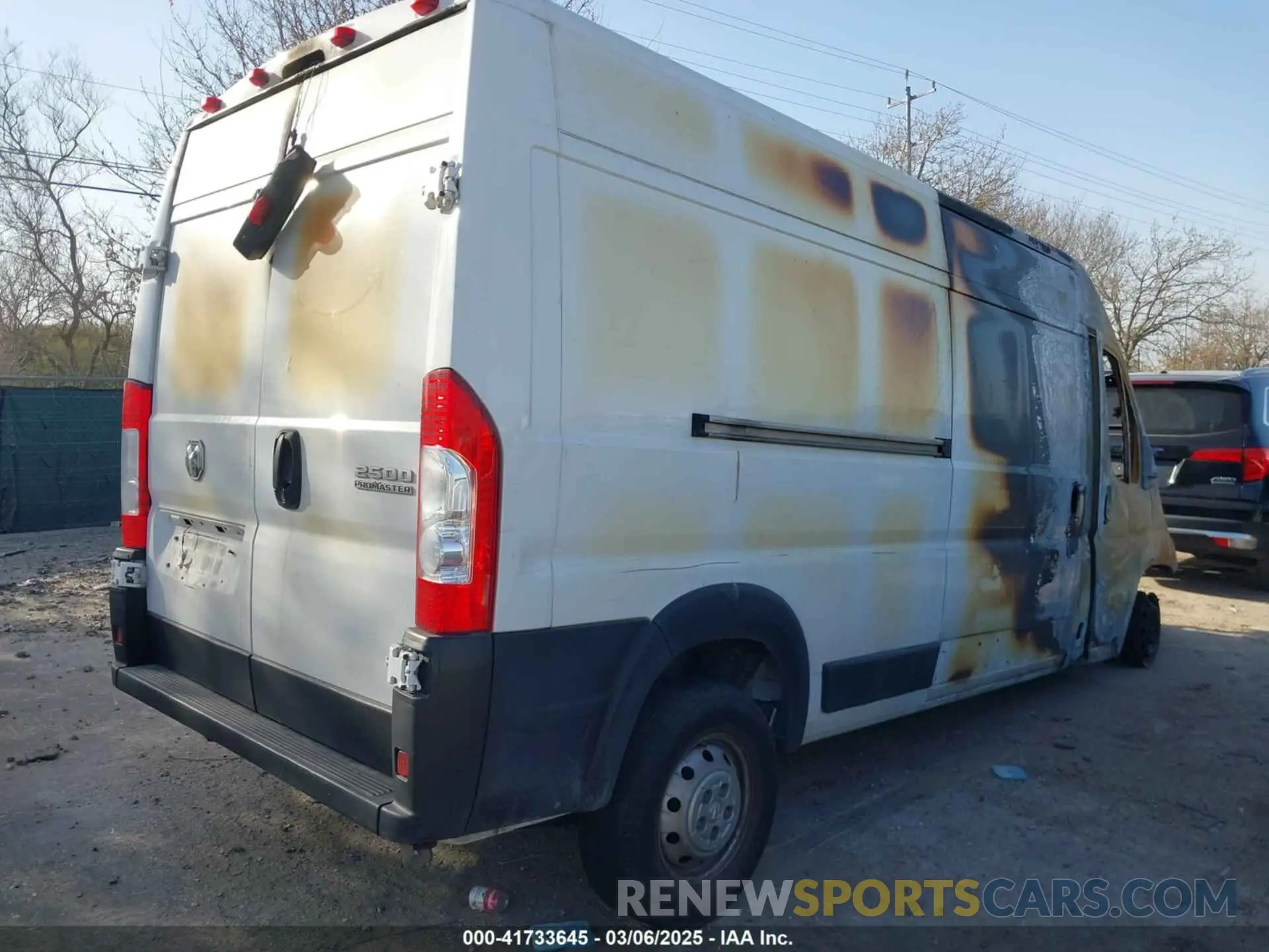 4 Фотография поврежденного автомобиля 3C6LRVDGXPE528435 RAM PROMASTER 2500 2023