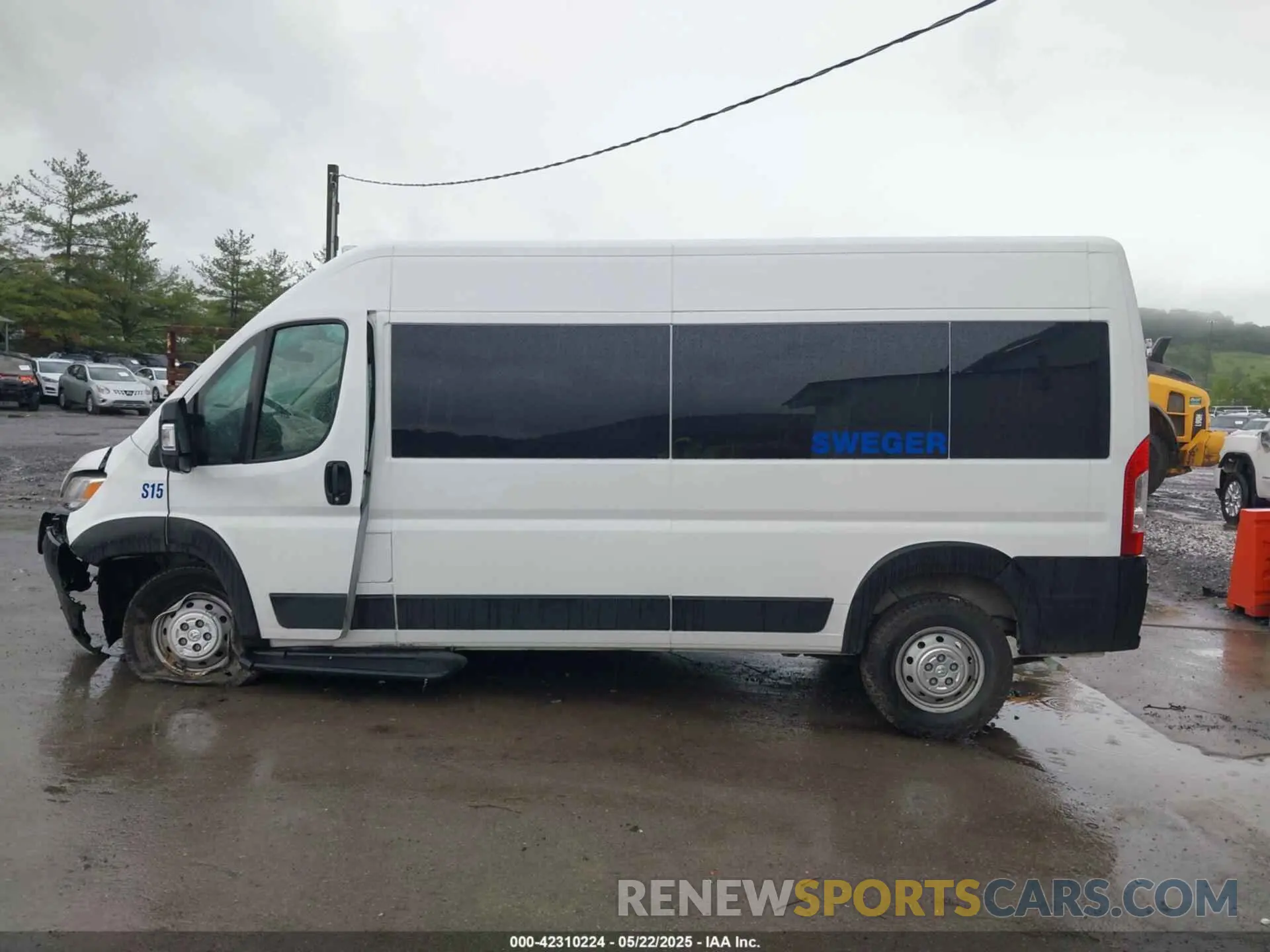 15 Фотография поврежденного автомобиля 3C6LRVPG4PE589677 RAM PROMASTER 2500 2023