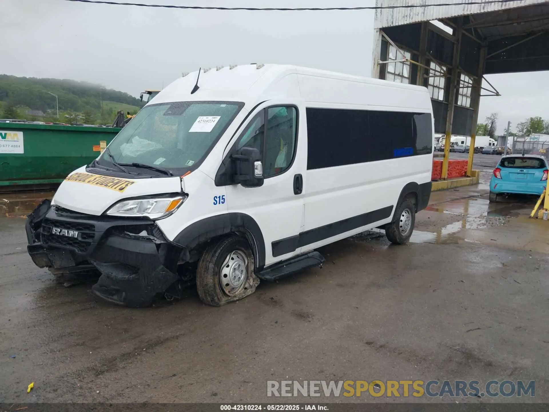 2 Фотография поврежденного автомобиля 3C6LRVPG4PE589677 RAM PROMASTER 2500 2023