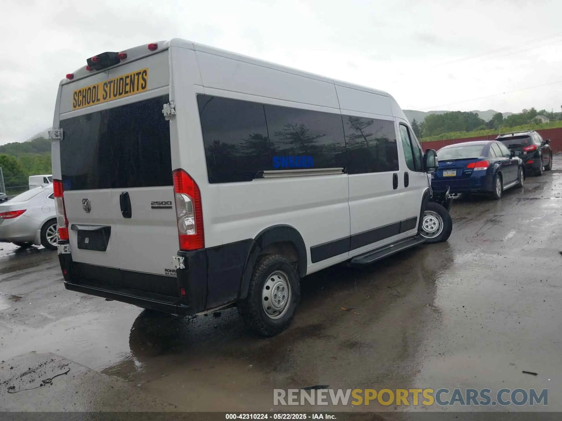 4 Фотография поврежденного автомобиля 3C6LRVPG4PE589677 RAM PROMASTER 2500 2023
