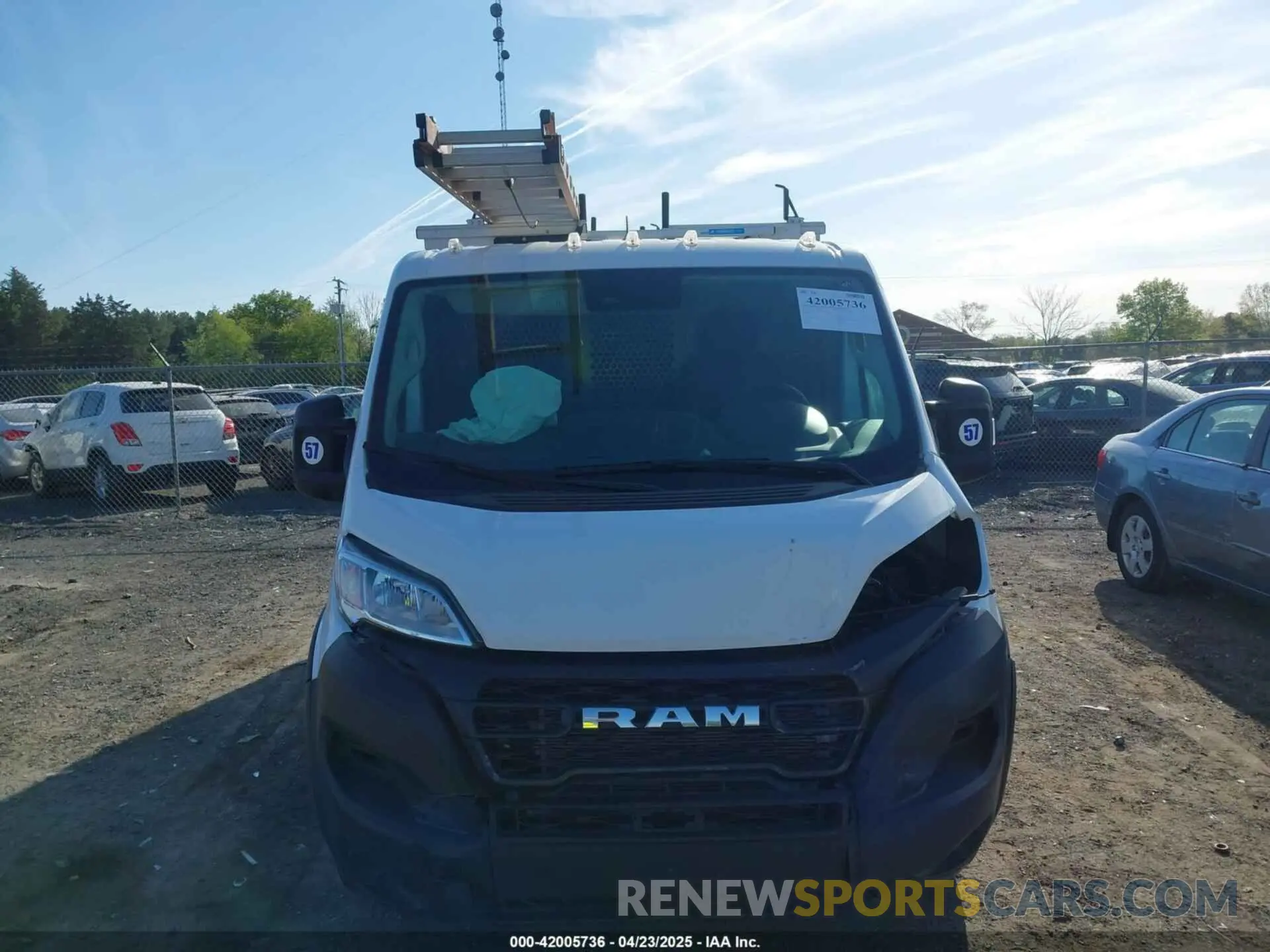 13 Фотография поврежденного автомобиля 3C6LRVVG5PE579453 RAM PROMASTER 2500 2023
