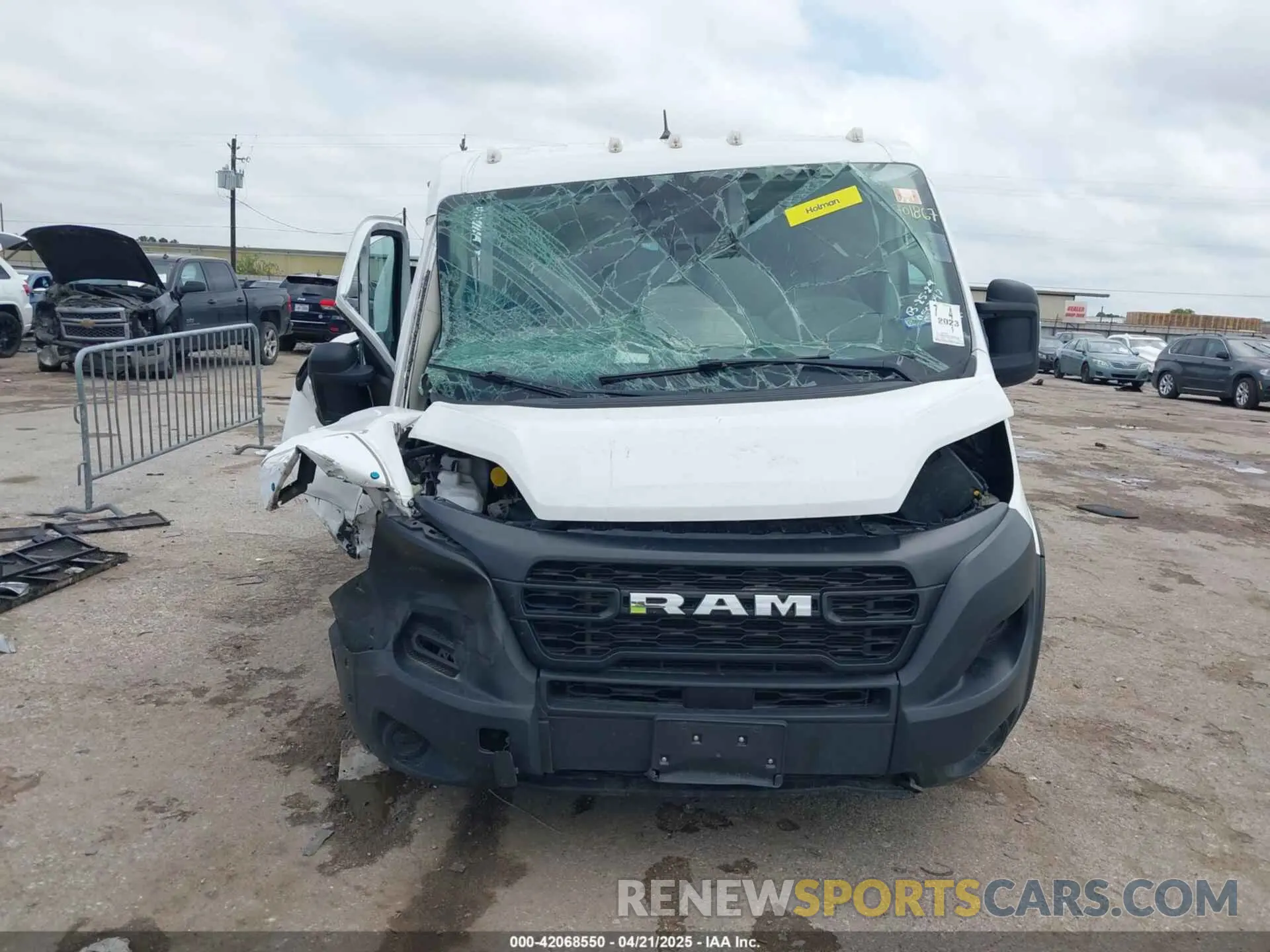 11 Photograph of a damaged car 3C6LRVVG7PE552934 RAM PROMASTER 2500 2023