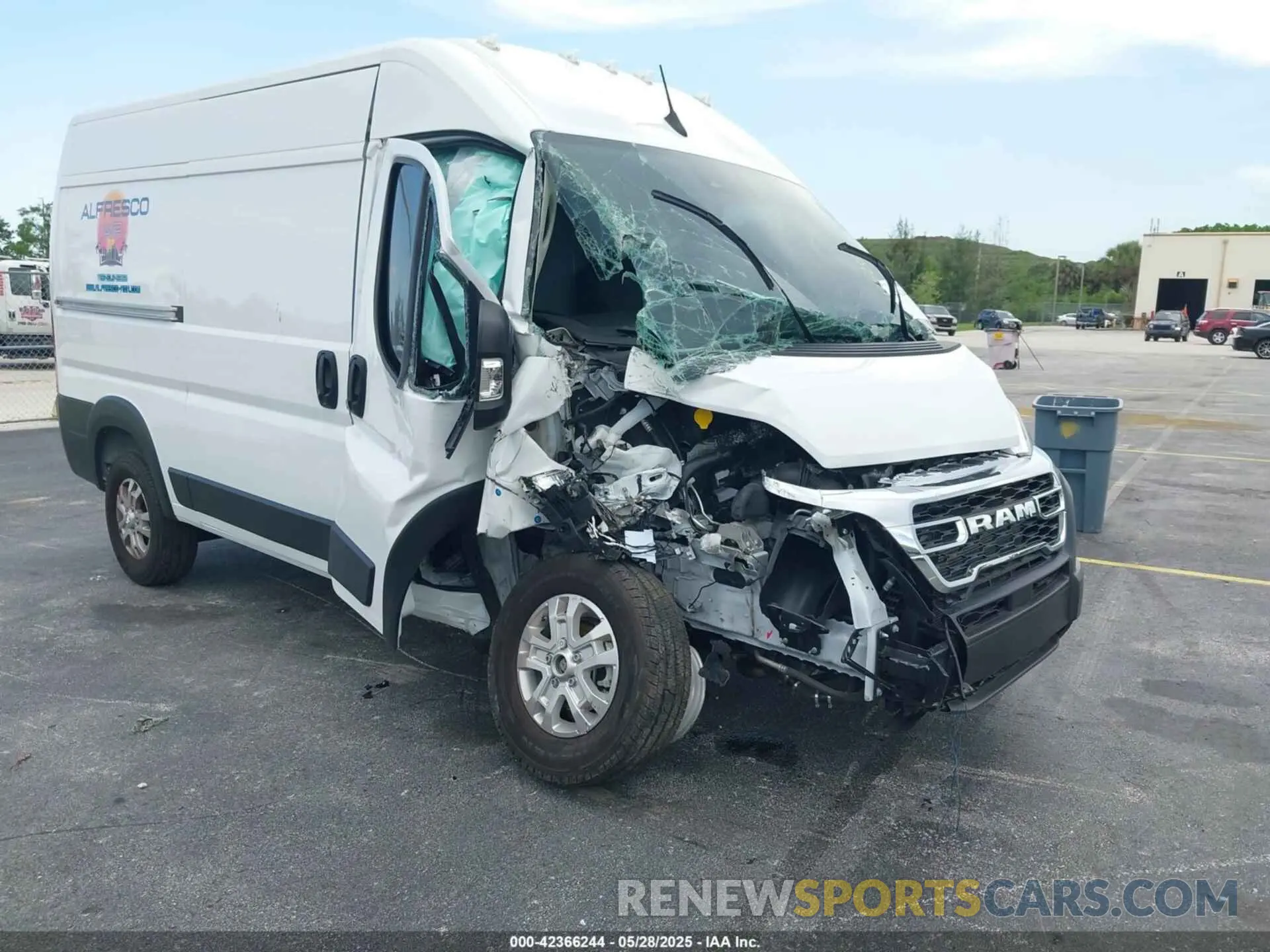 1 Фотография поврежденного автомобиля 3C6LRVCG7RE116462 RAM PROMASTER 2500 2024