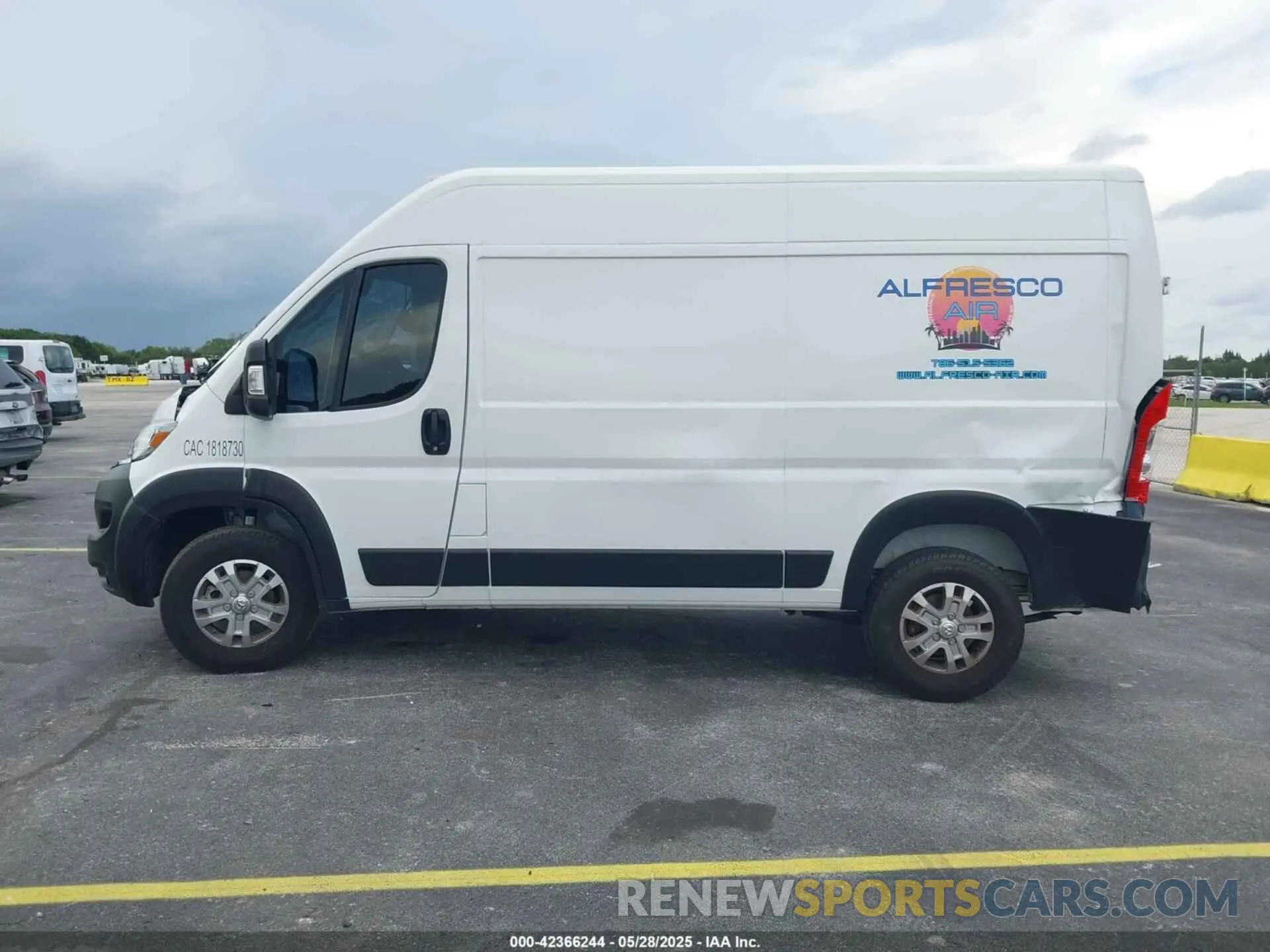 14 Фотография поврежденного автомобиля 3C6LRVCG7RE116462 RAM PROMASTER 2500 2024