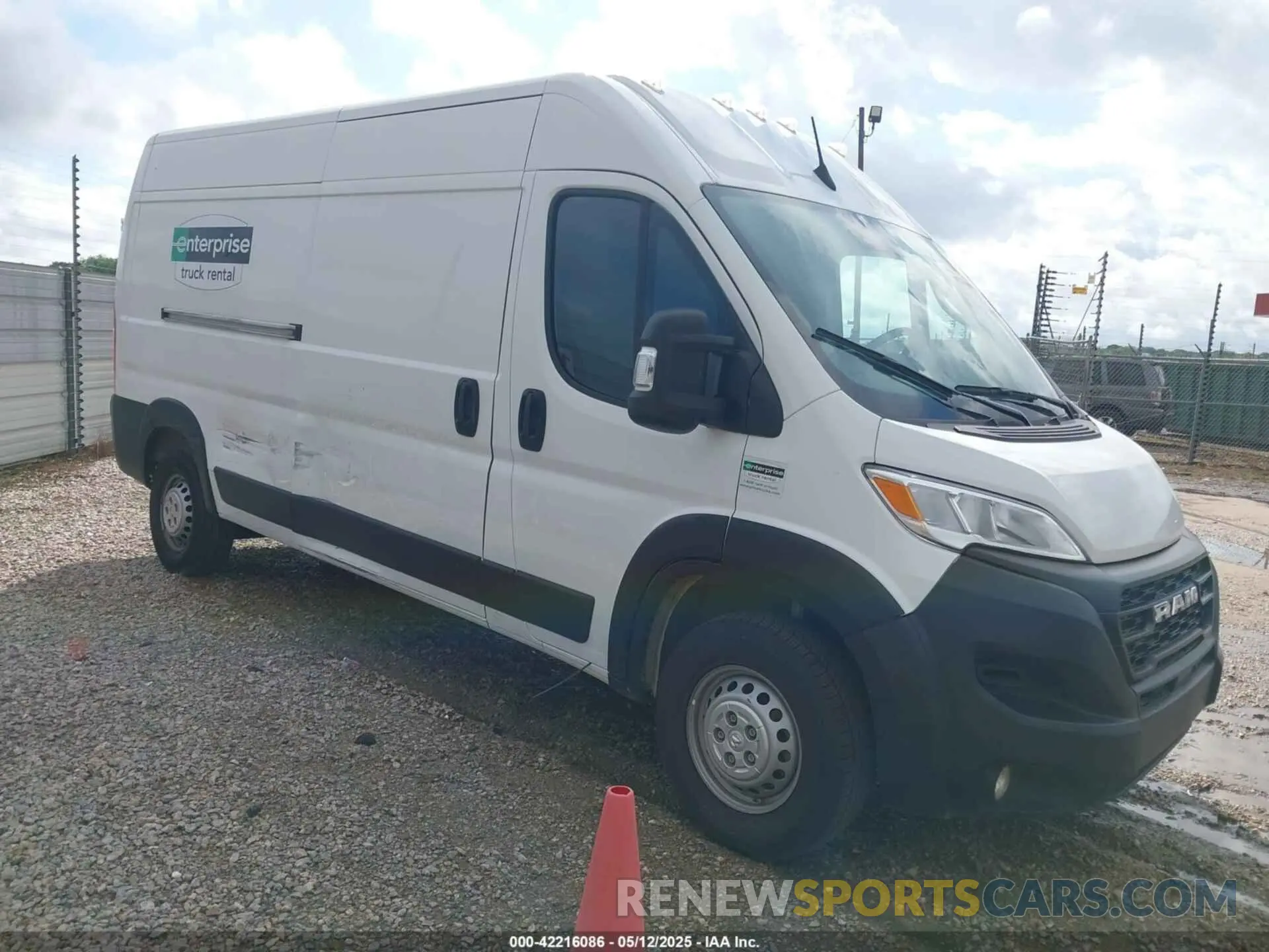 1 Фотография поврежденного автомобиля 3C6LRVDG0RE132209 RAM PROMASTER 2500 2024