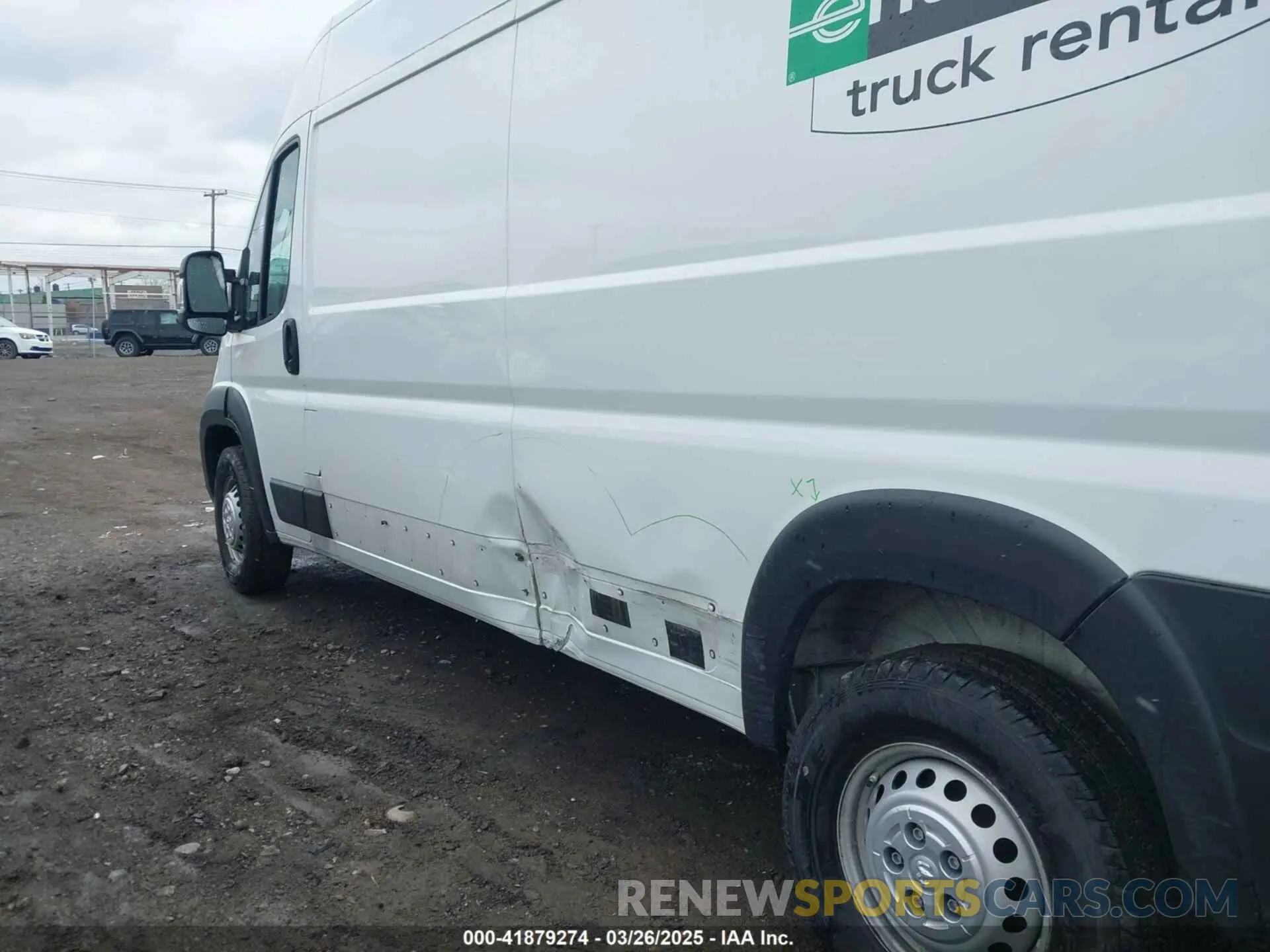 18 Photograph of a damaged car 3C6LRVDG3RE136772 RAM PROMASTER 2500 2024