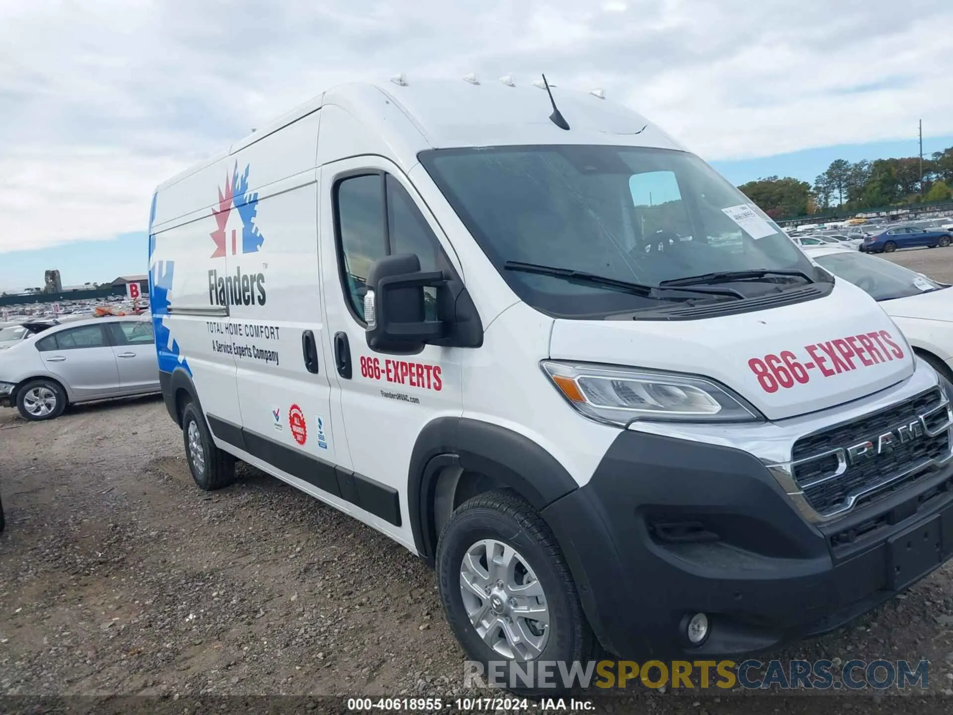 1 Photograph of a damaged car 3C6LRVDG8RE125556 RAM PROMASTER 2500 2024