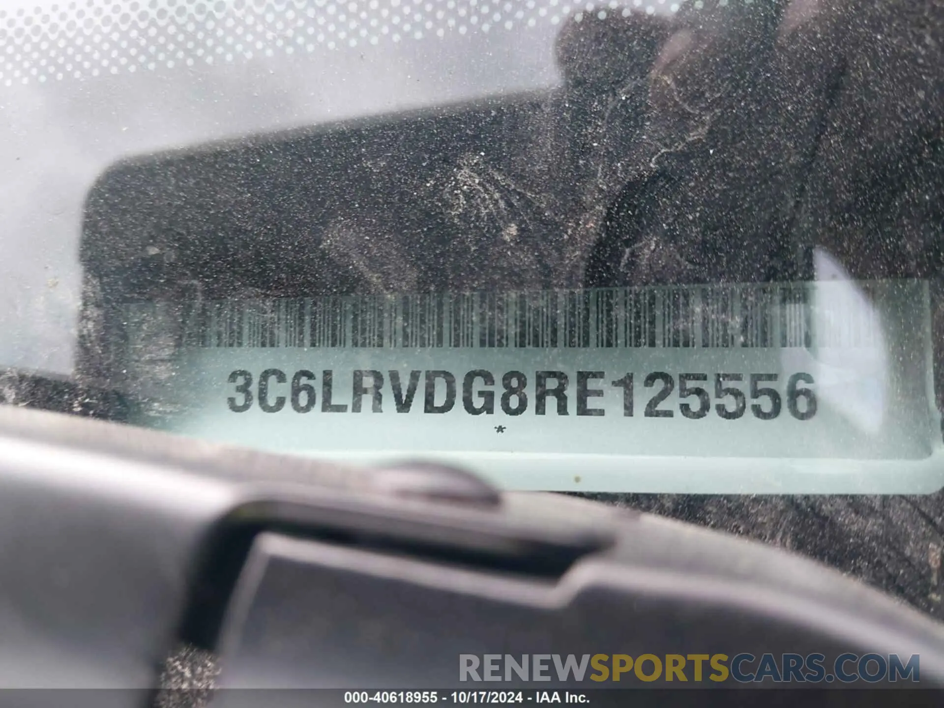 17 Photograph of a damaged car 3C6LRVDG8RE125556 RAM PROMASTER 2500 2024