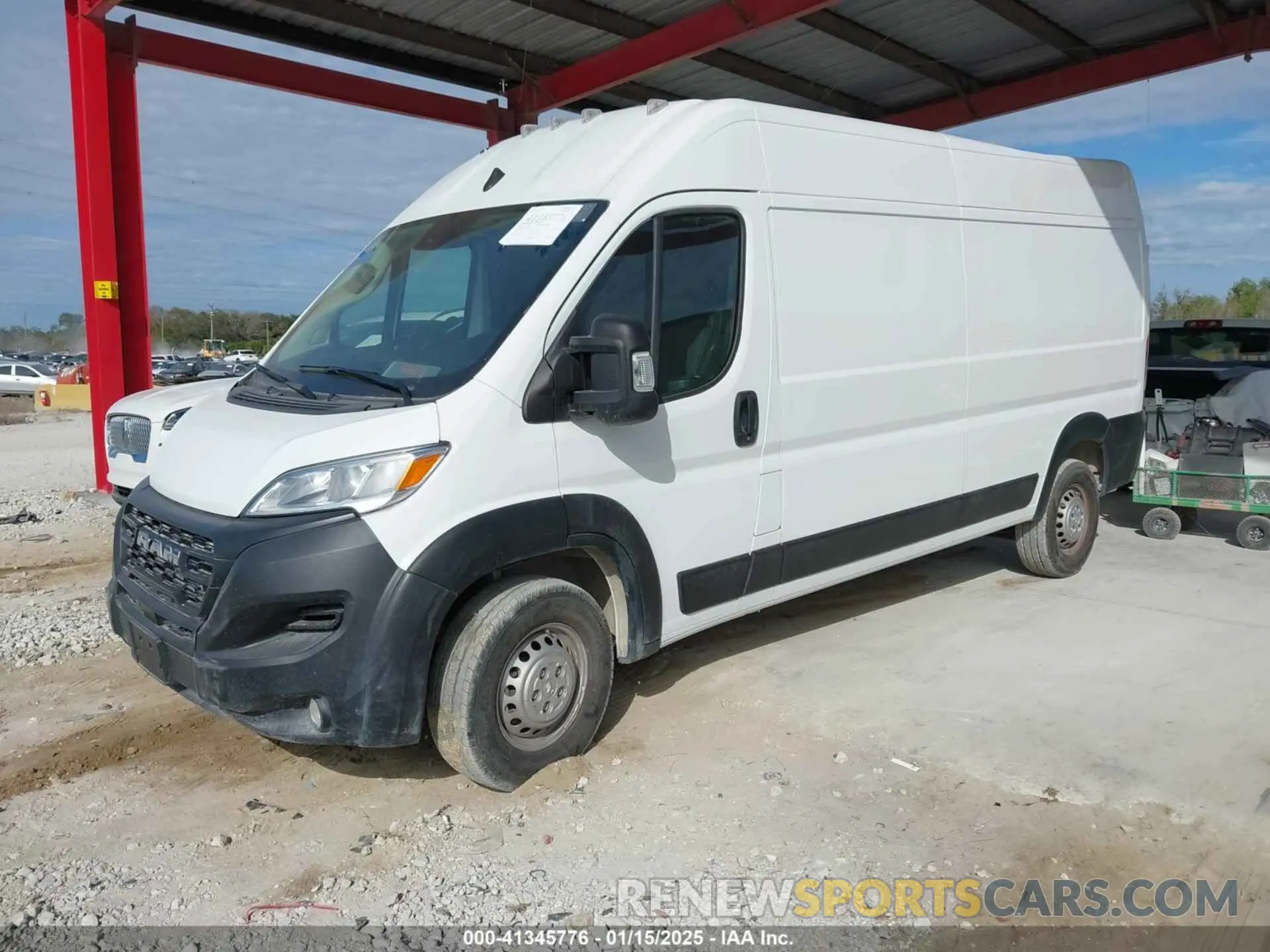 2 Photograph of a damaged car 3C6LRVDG8RE133415 RAM PROMASTER 2500 2024