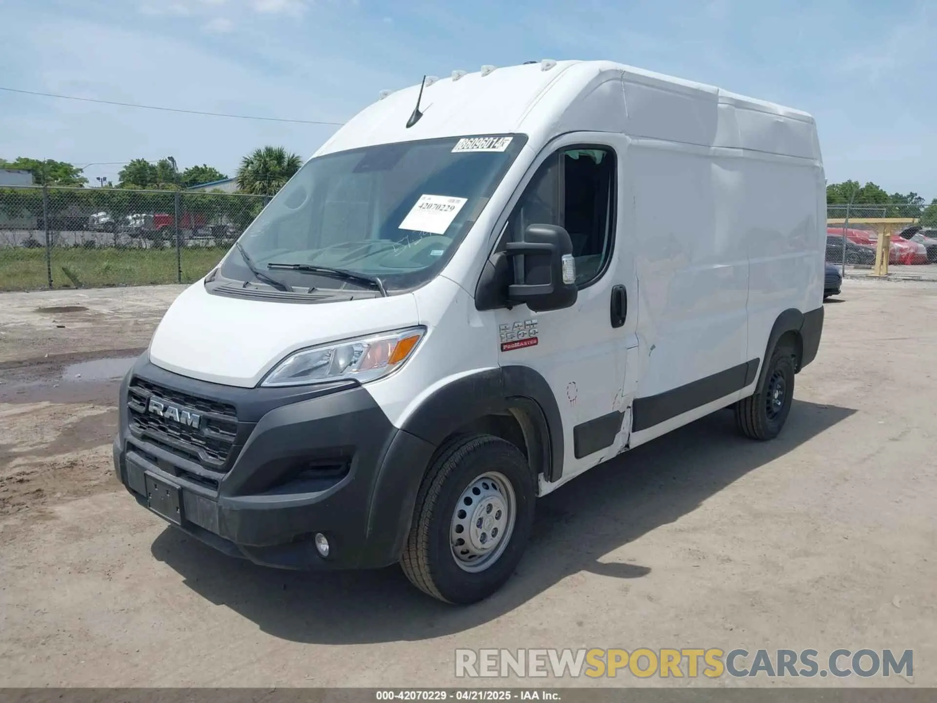 2 Фотография поврежденного автомобиля 3C6LRVCG2SE513485 RAM PROMASTER 2500 2025