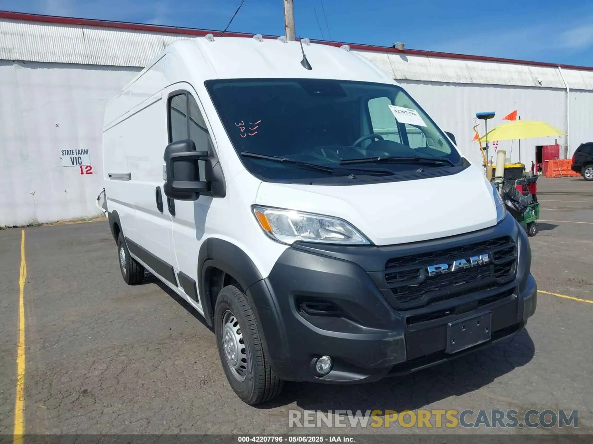 1 Photograph of a damaged car 3C6LRVDG5SE519201 RAM PROMASTER 2500 2025