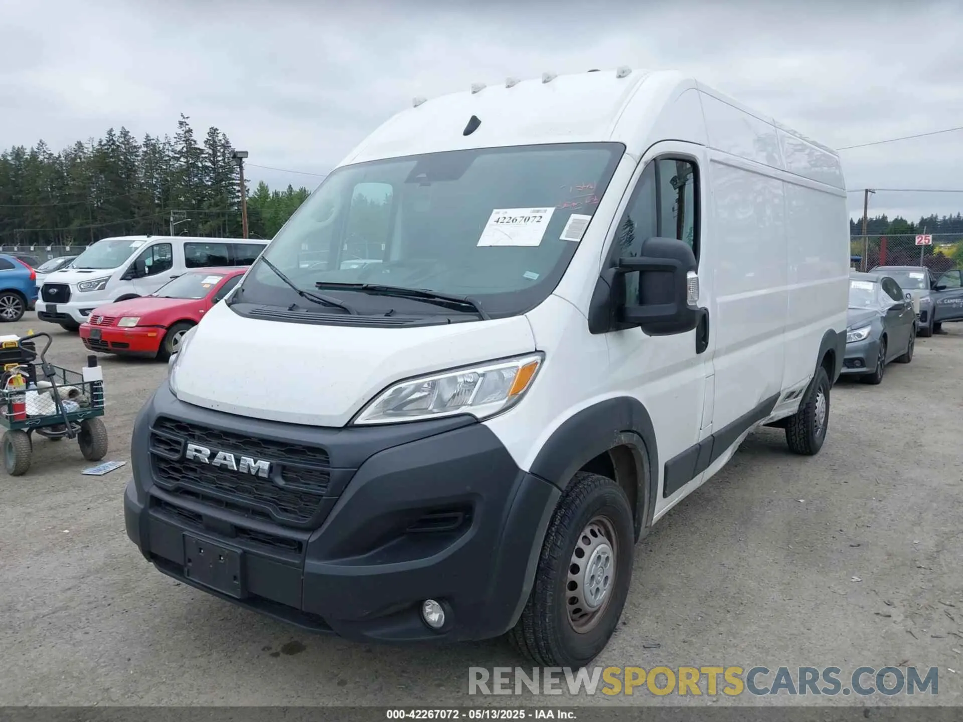 2 Фотография поврежденного автомобиля 3C6LRVDG8SE507527 RAM PROMASTER 2500 2025