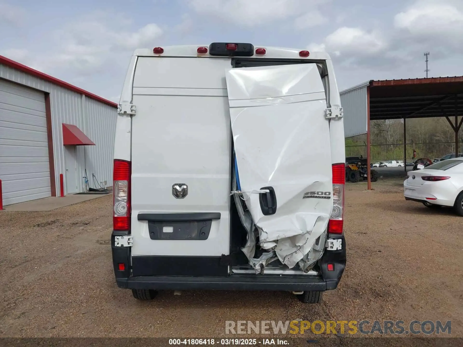 16 Photograph of a damaged car 3C6LRVDGXSE507545 RAM PROMASTER 2500 2025