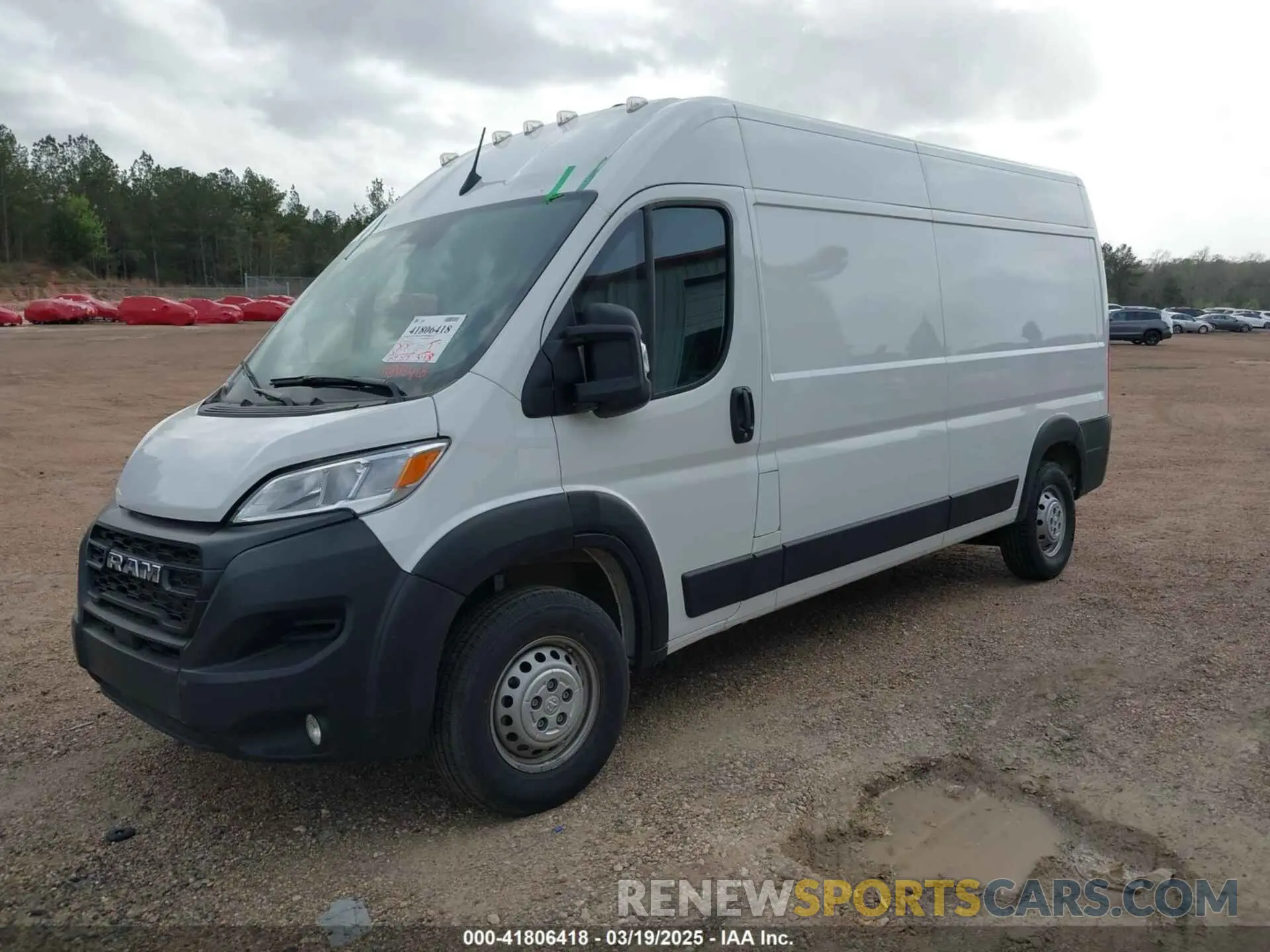 2 Photograph of a damaged car 3C6LRVDGXSE507545 RAM PROMASTER 2500 2025