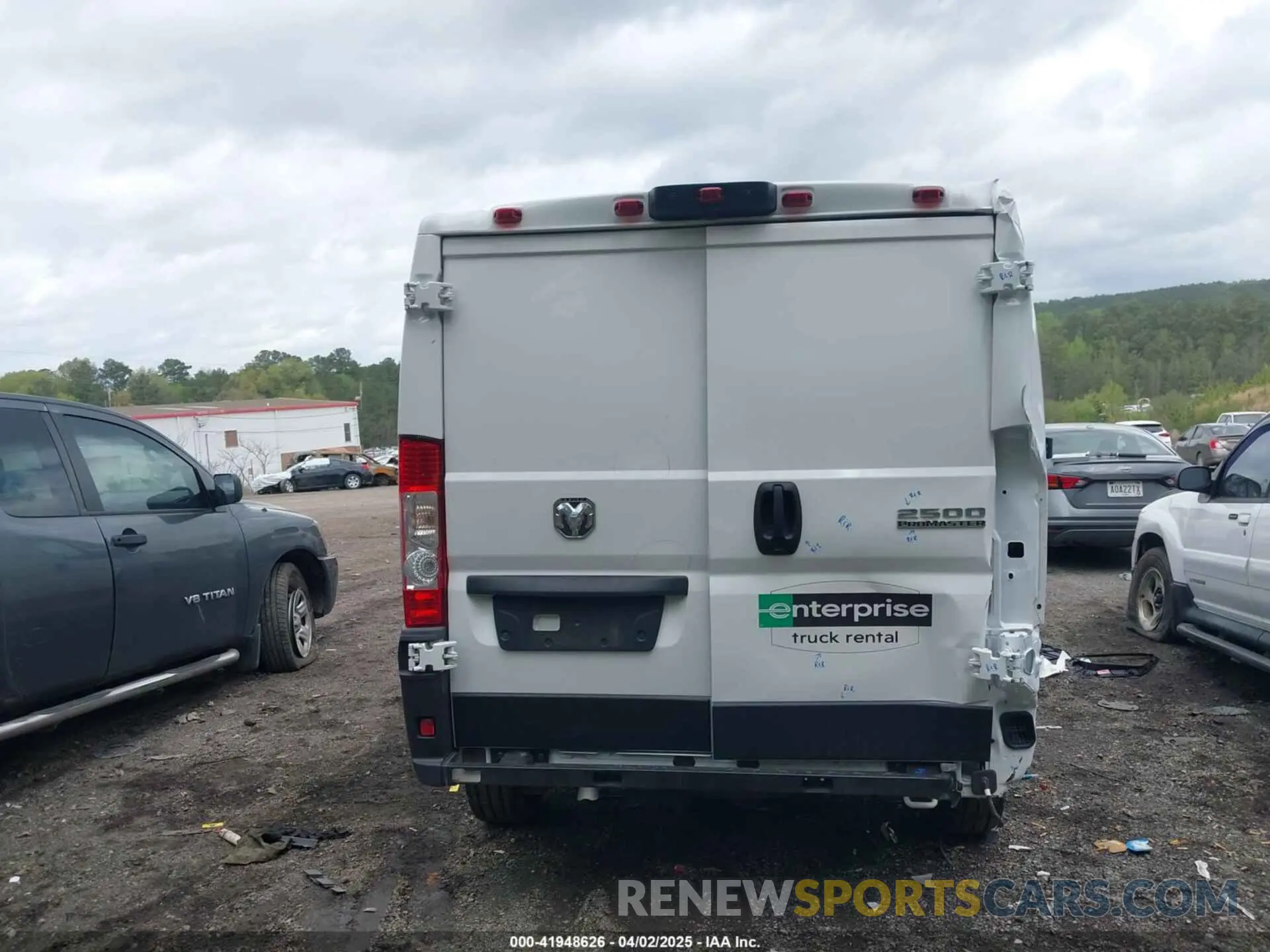 16 Photograph of a damaged car 3C6LRVVG2SE513404 RAM PROMASTER 2500 2025