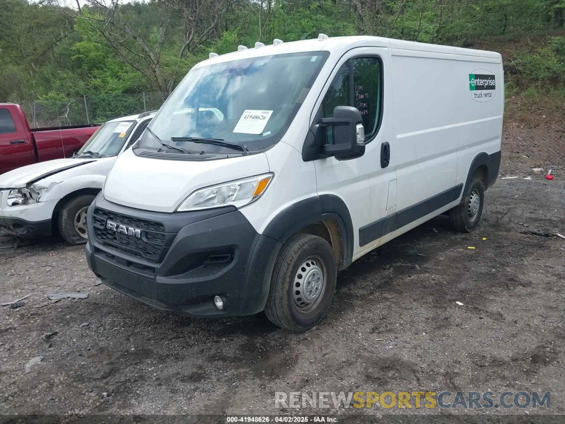 2 Photograph of a damaged car 3C6LRVVG2SE513404 RAM PROMASTER 2500 2025