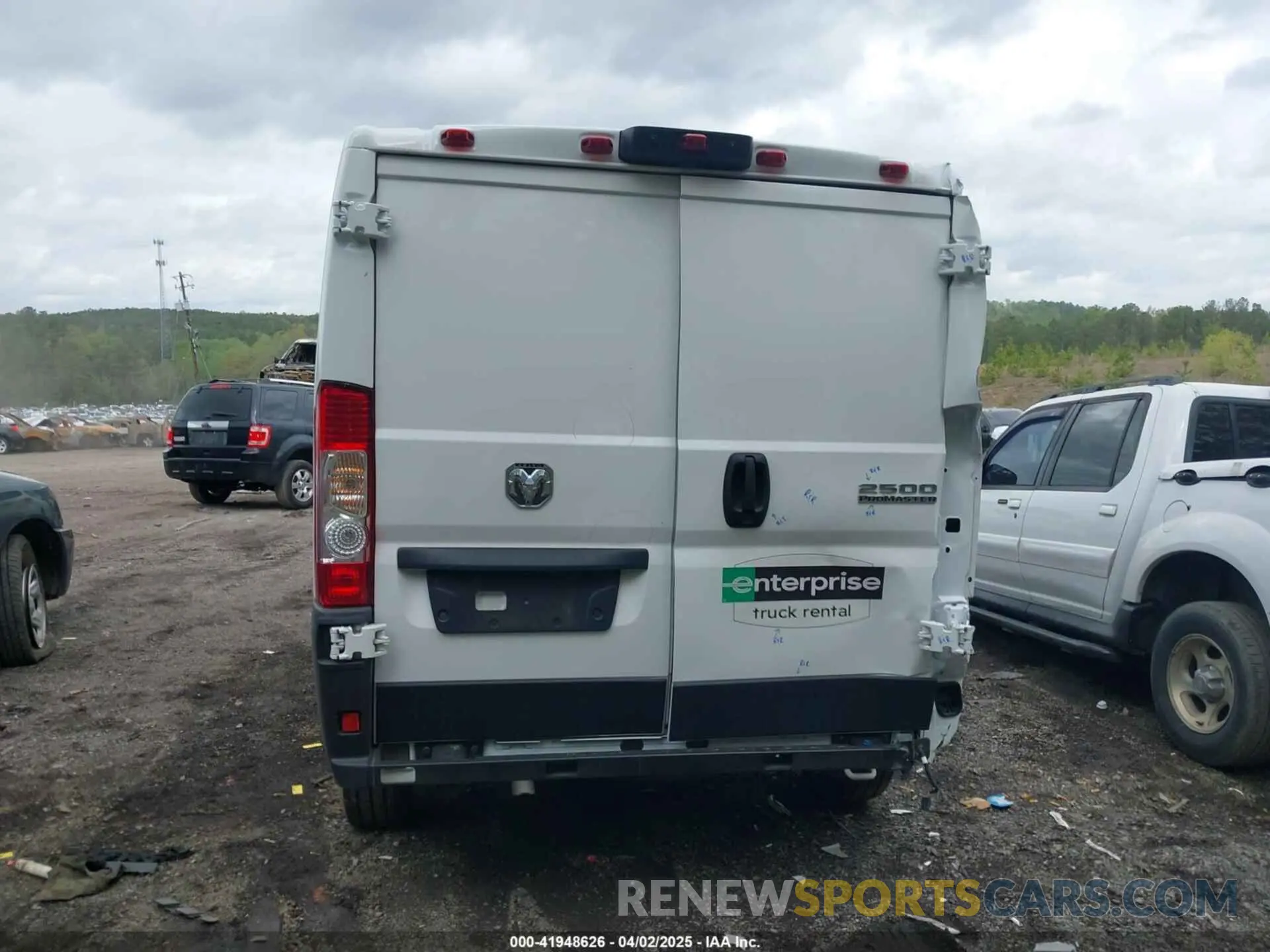 6 Photograph of a damaged car 3C6LRVVG2SE513404 RAM PROMASTER 2500 2025
